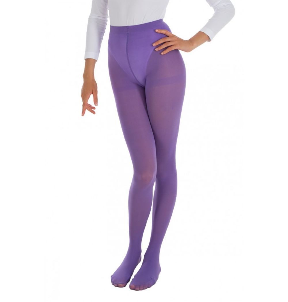 CHAKS Kostüm Strumpfhose blickdicht 60 DEN Lila XXL-XXXL günstig online kaufen
