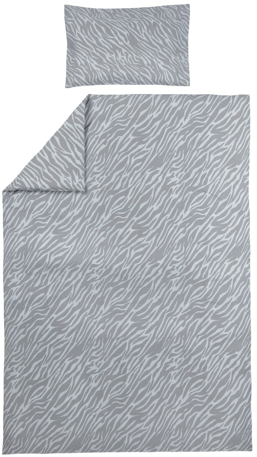 Bettbezug Zebra Grey, Meyco Home, 140x200/220cm