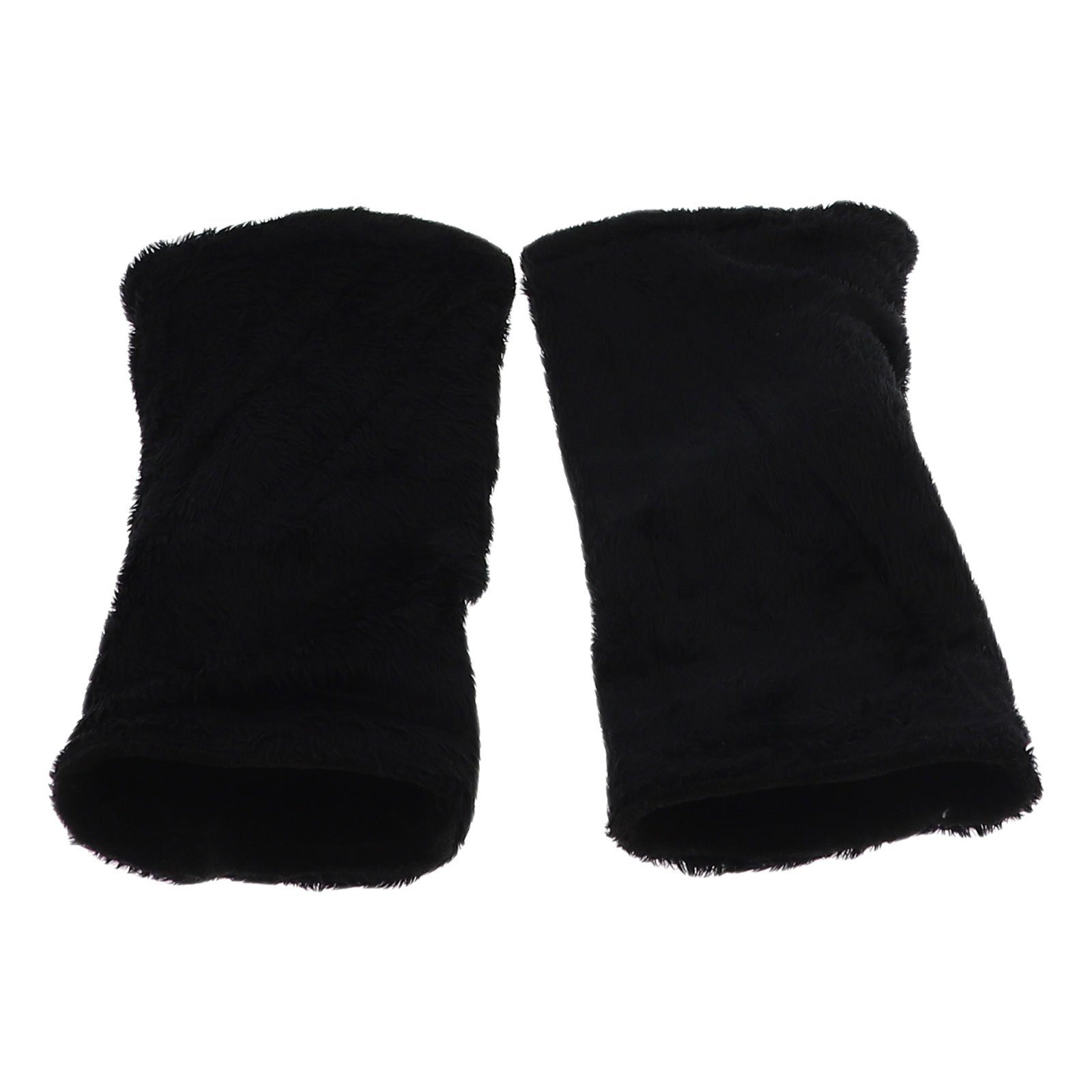 KUNST UND MAGIE Armstulpen Kunst und Magie Samt Armstulpen Wendbare Stulpen Handwärmer 2in1