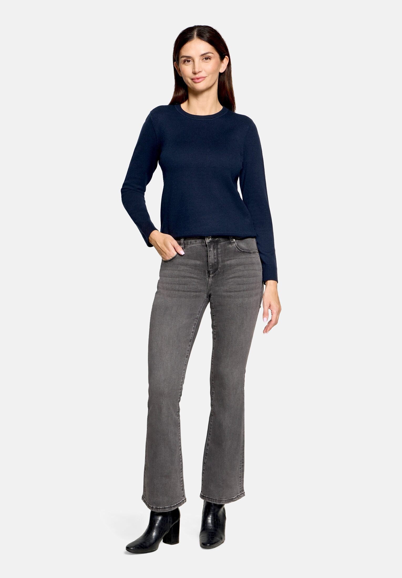 Betty Barclay Strickpullover Damen mit Rundhalsausschnitt (1-tlg)