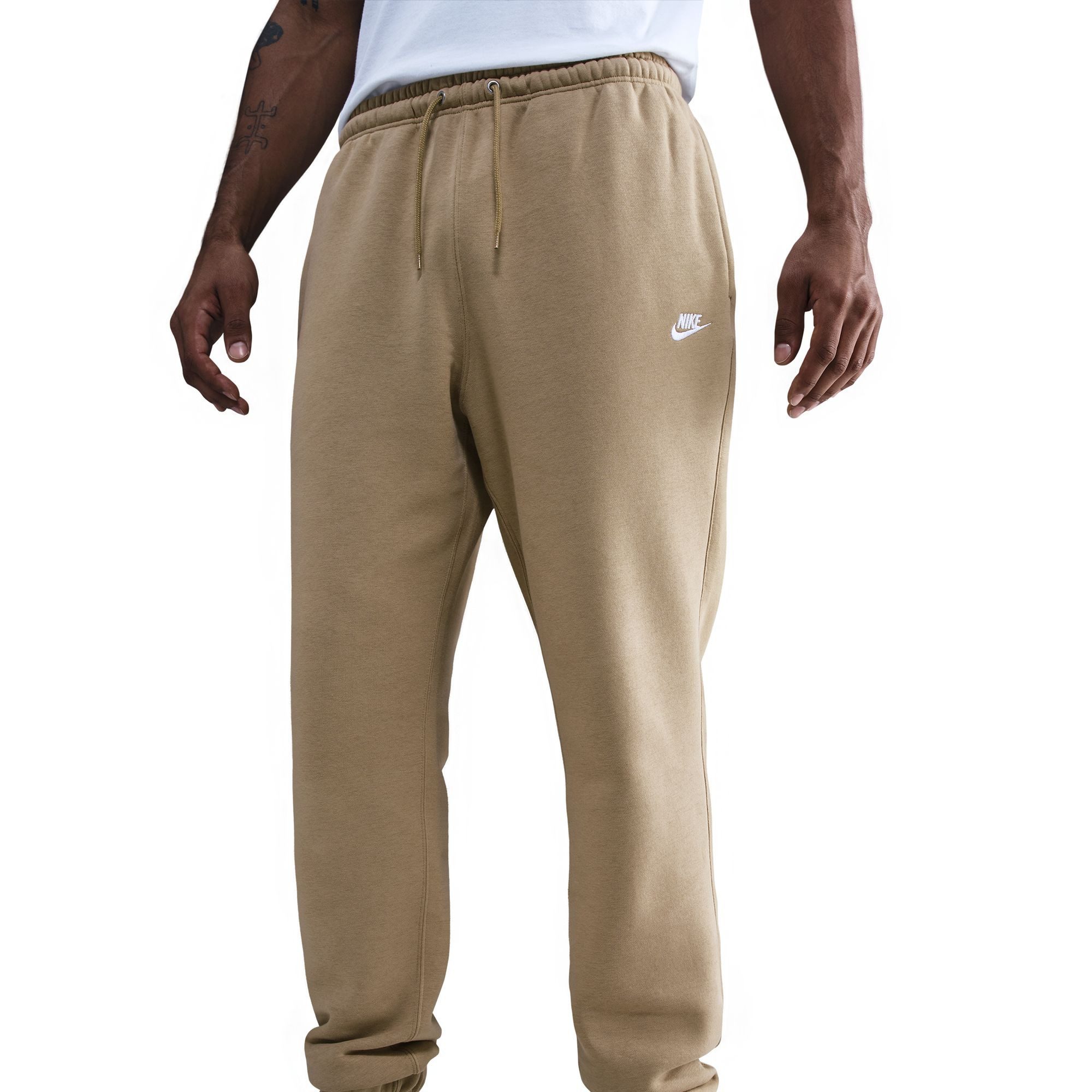 Nike Sportswear Sporthose M NK CLUB BB CUFF PANT aus Baumwolle und Polyester, mit angerautem Fleece