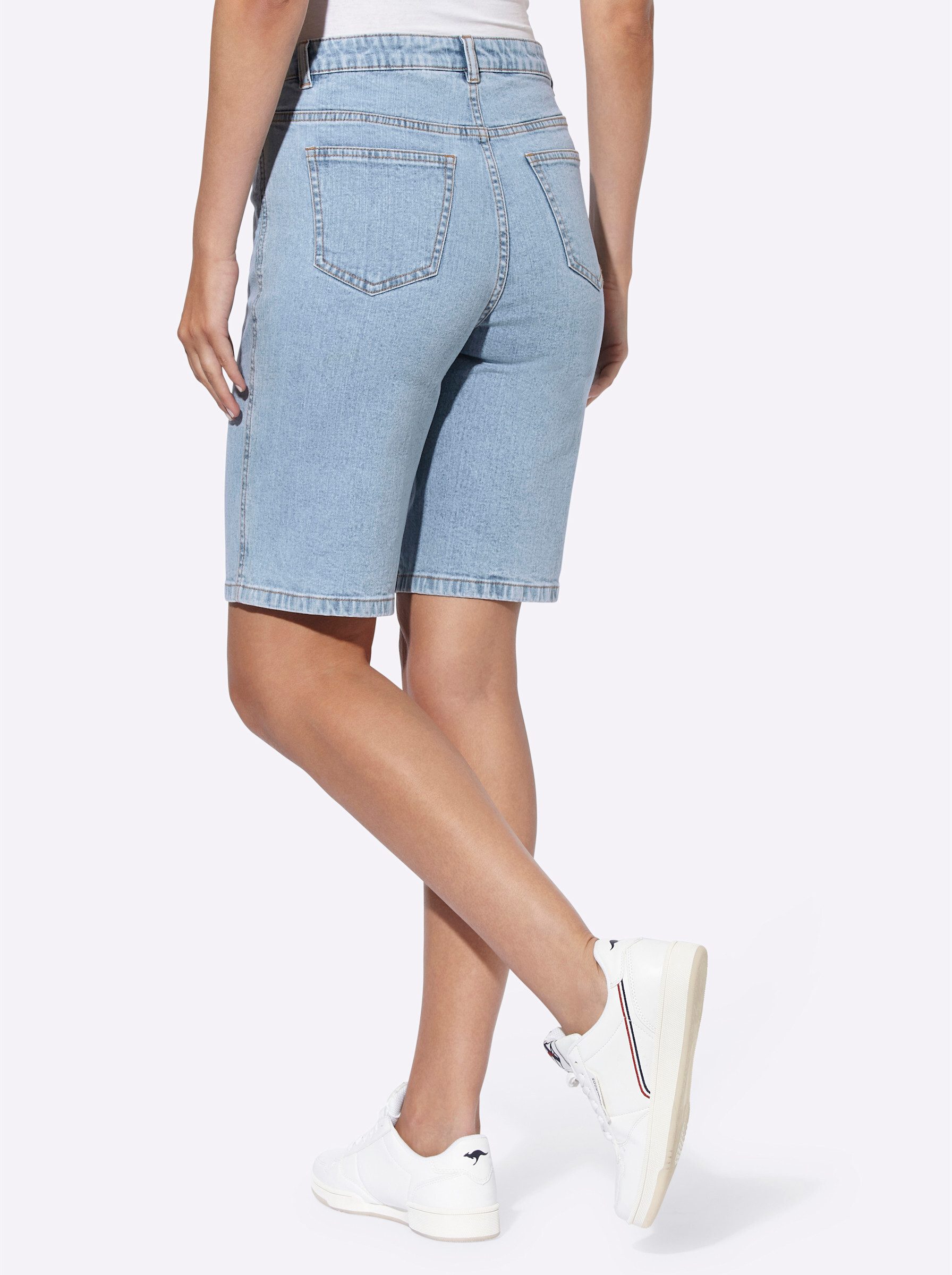 heine Jeansshorts Shorts erhöht