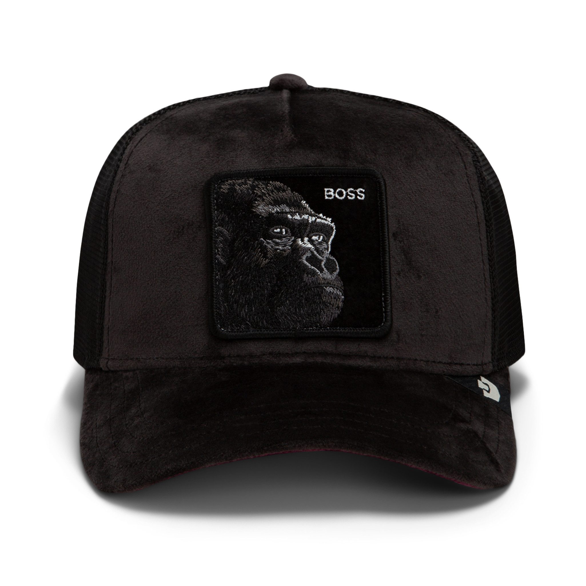 GOORIN Bros. Trucker Cap Goorin Bros. OG Trucker Cap Elevated Mesh Velour Boss Void (Basecap, Basecap, Meshcap, Trucker Kappe)