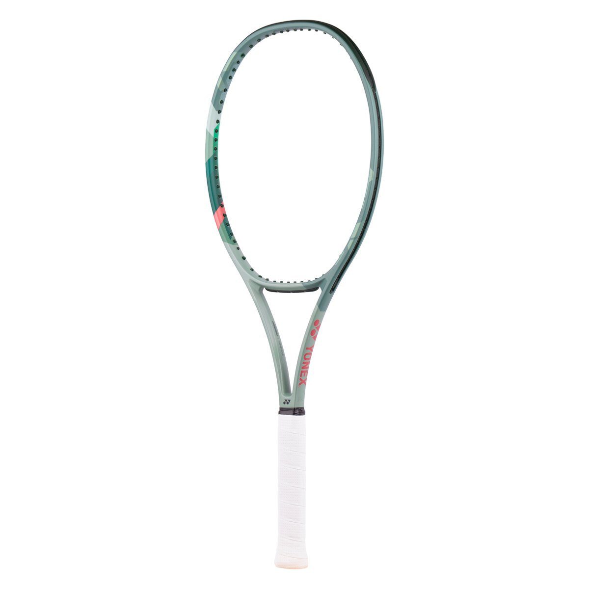 Tennisschläger Percept 97in/290g olivegrün - unbesaitet