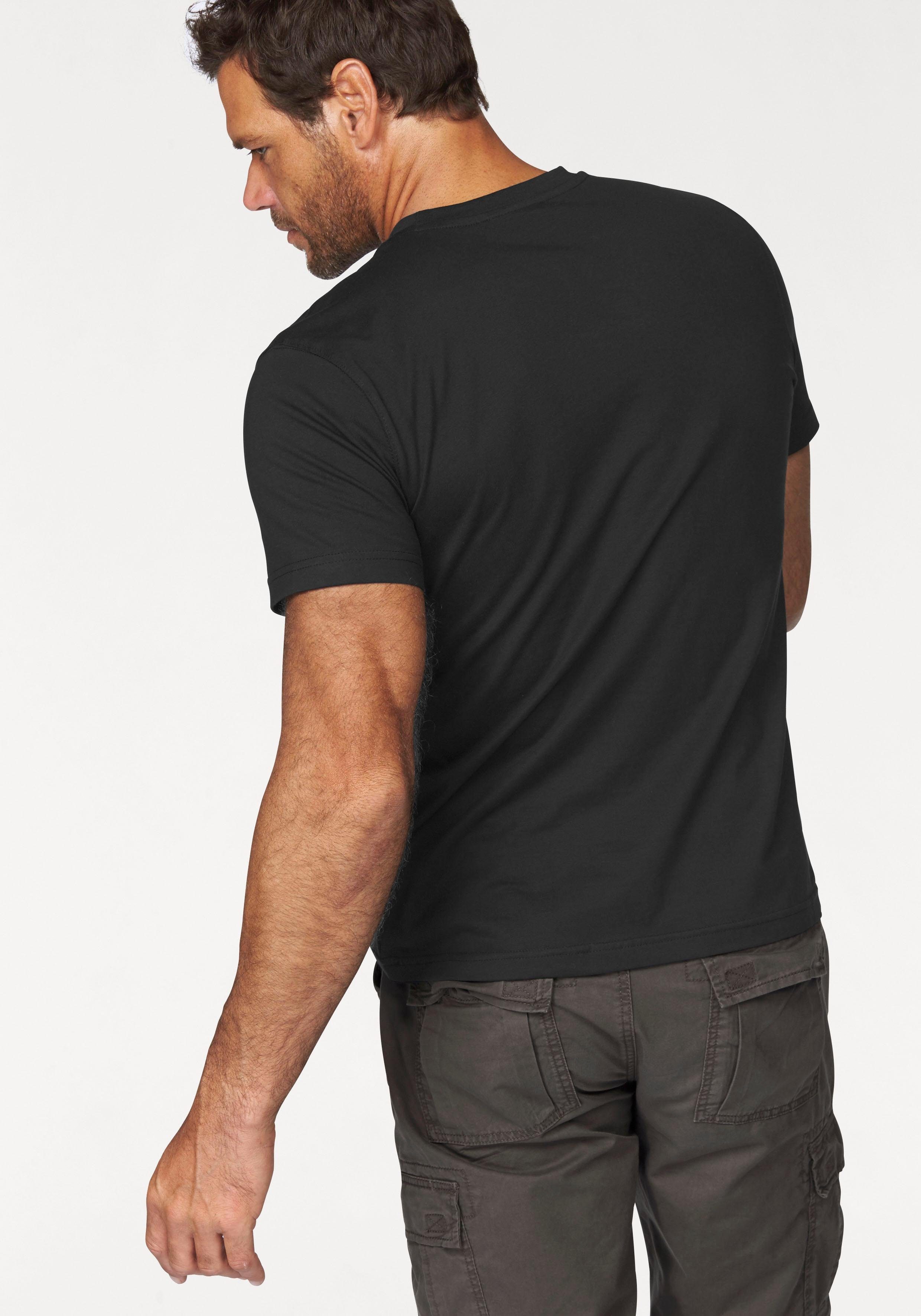 Man's World T-Shirt neue Farben! Preis-Leistungs Bestseller! Auch in Großen Größen (3er-Pack) aus Baumwolle, angenehmer Tragekomfort, hochwertige Verarbeitung