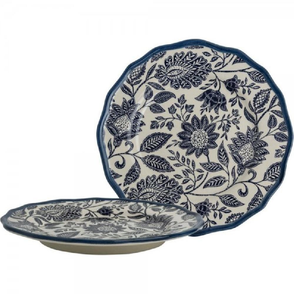 LAURA ASHLEY Frühstücksteller Frühstücksteller Hedingham Blue (21cm) (2-teilig)