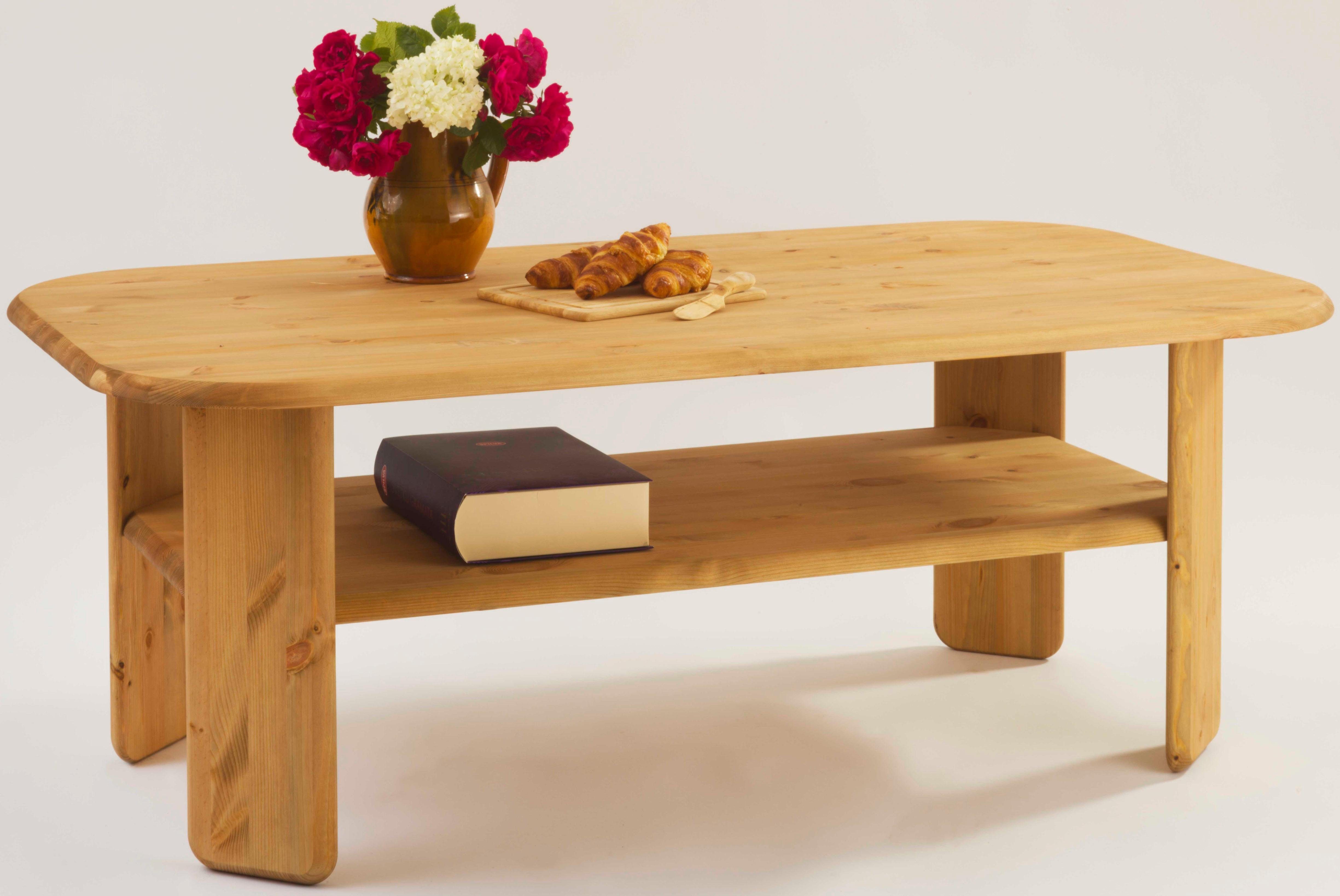 OTTO home Couchtisch Jayden 1, massives Kiefernholz, Höhe 52 cm, Breite 139 cm