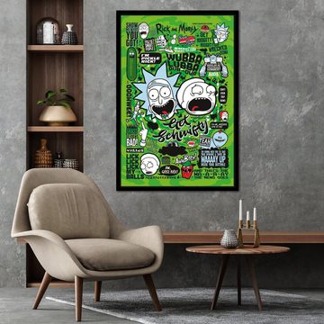 PYRAMID Poster Rick and Morty Poster Quotes 2 61 x 91,5 cm