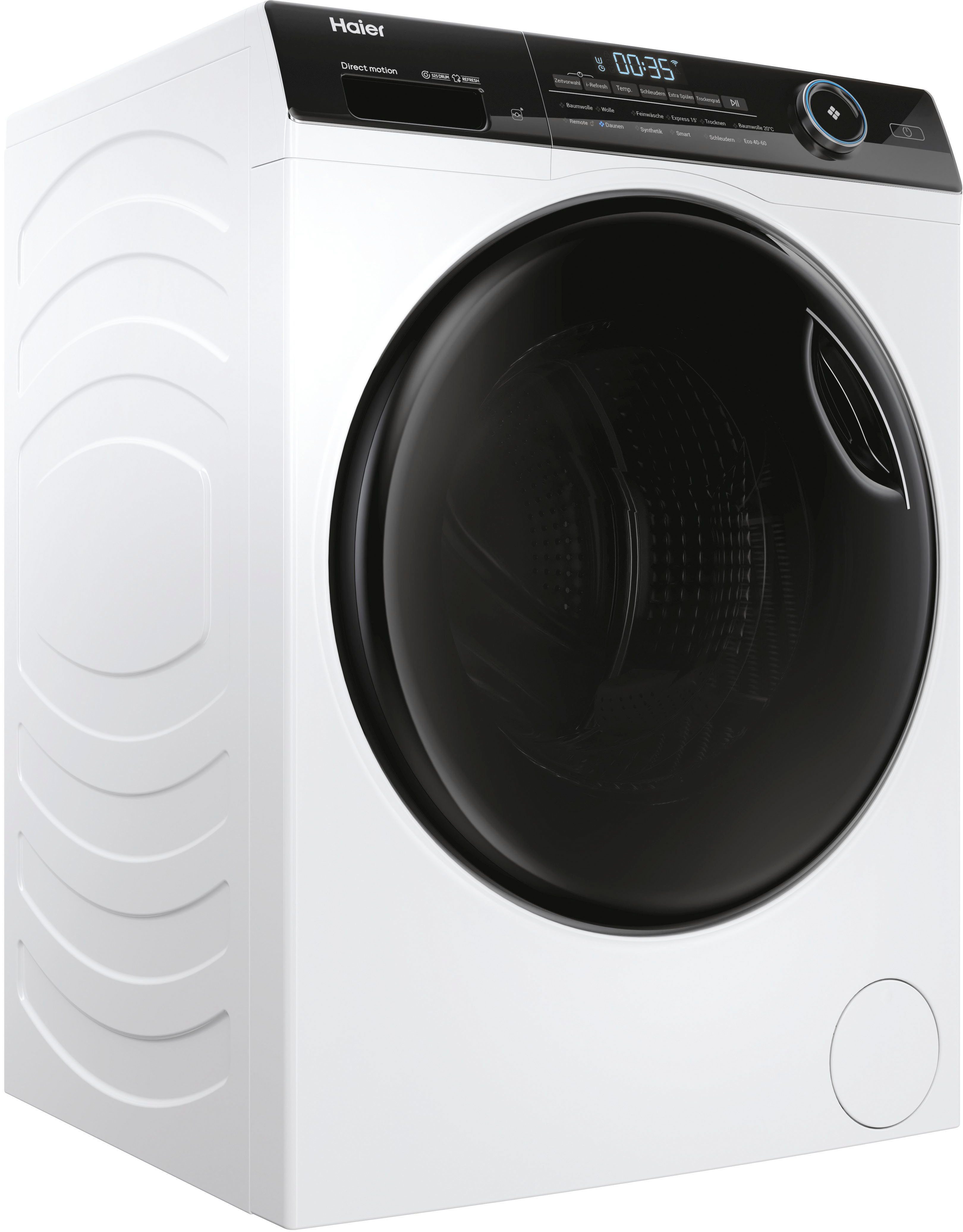 Haier Waschtrockner PRO 5 Serie HWD90-B14959U1, 9 kg, 6 kg, 1400 U/min, Smart hOn App mit künstlicher Intelligenz