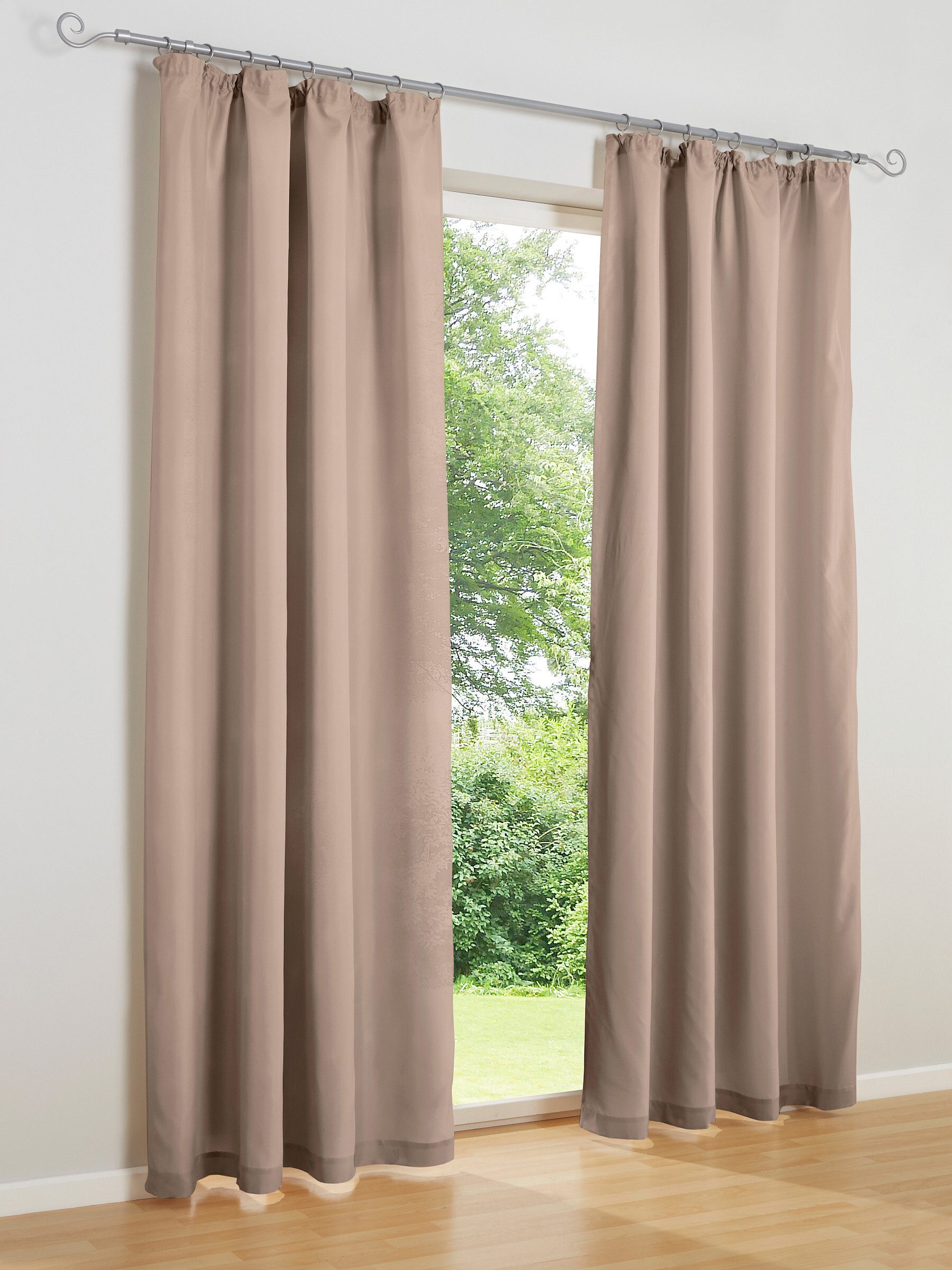 heine Gardine Dekoschal, Schlaufen (2 St), günstig online kaufen