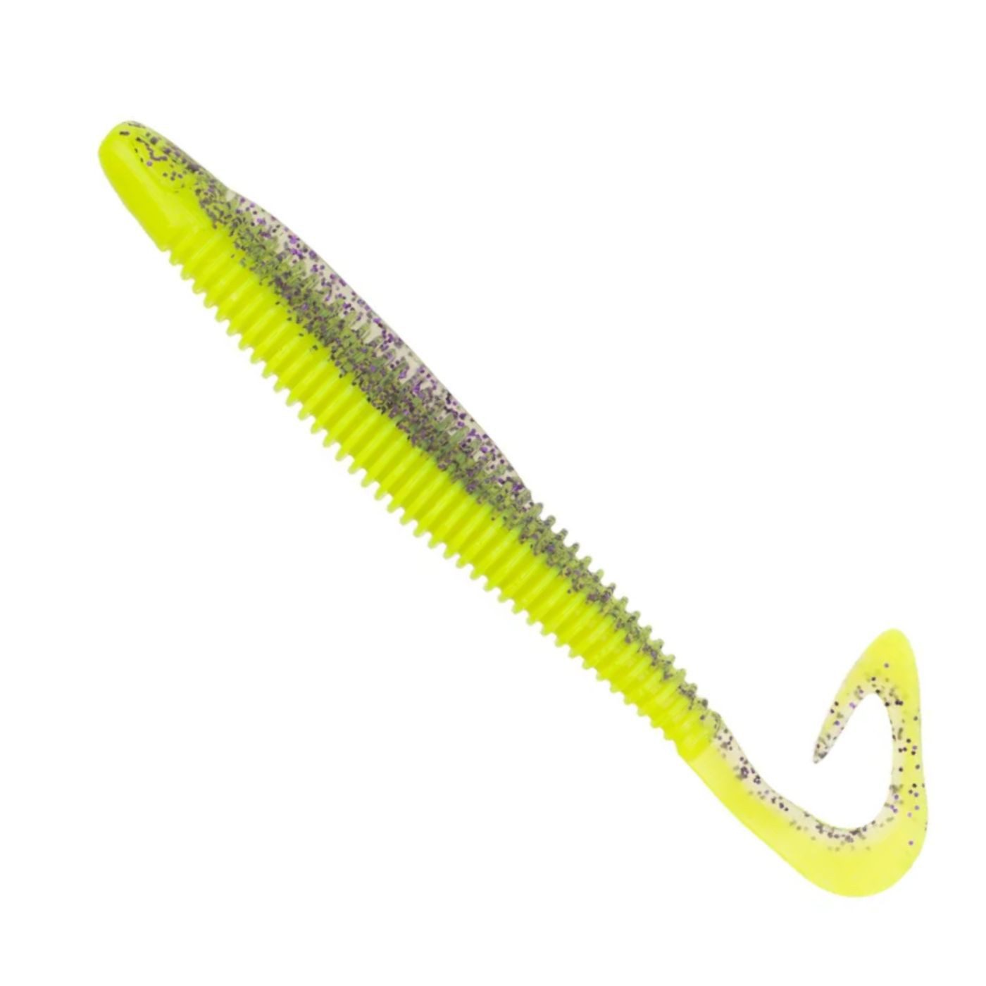 Zeck Fishing Kunstköder BA D-Tail 7.5cm Purple Chartreuse 6 pcs