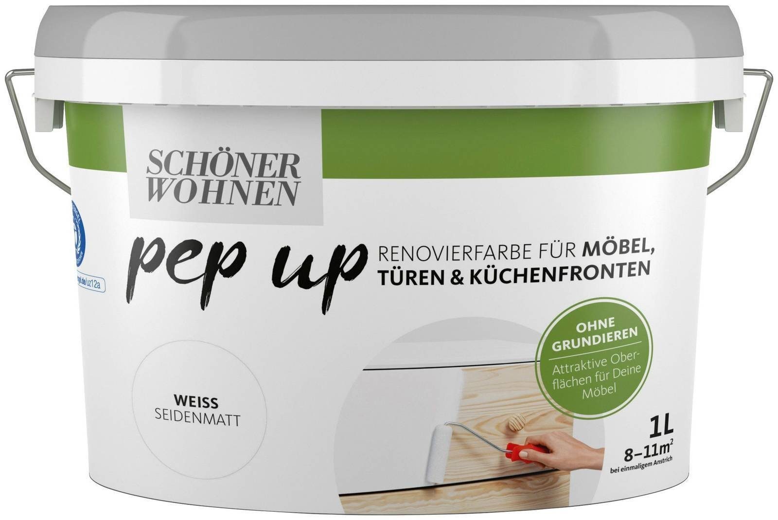 SCHÖNER WOHNEN FARBE Lack pep up für Möbel, Türen & Küchenfronten / 2493, Wasserbasiert, Stoß- und Kratzfest