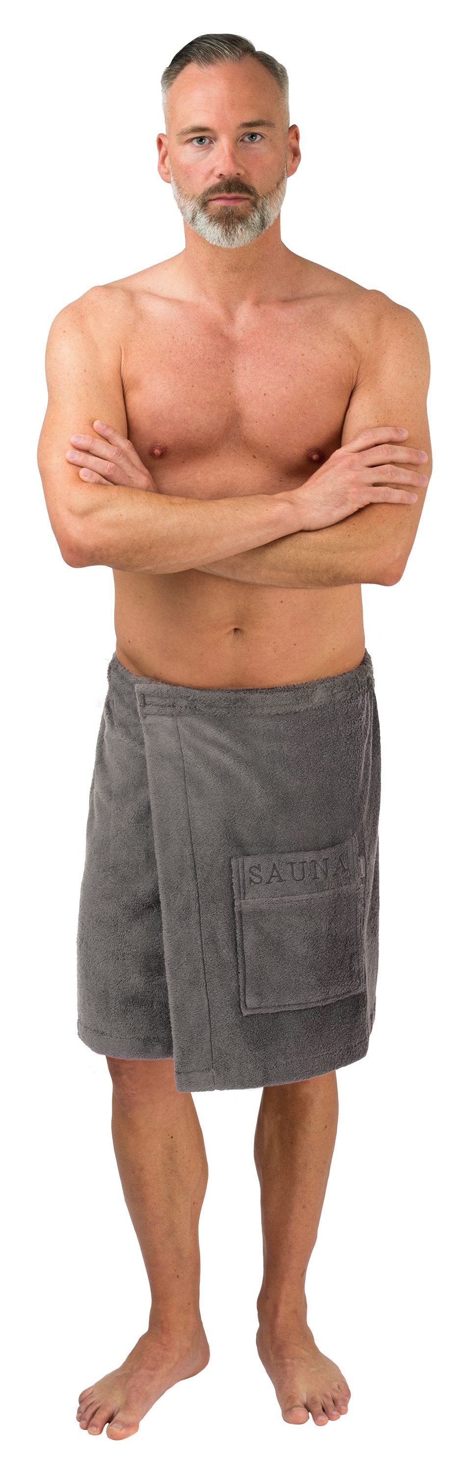 Wewo fashion Kilt 9538T, ideal für Sauna & Spa, Frottier, Klettverschluss, schlingenfest
