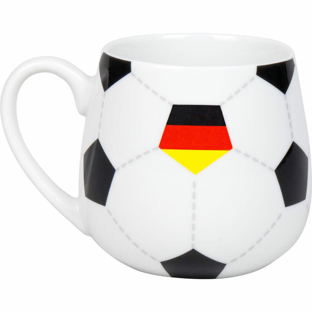 Könitz Becher Kuschelbecher Fußball Deutschland, Porzellan