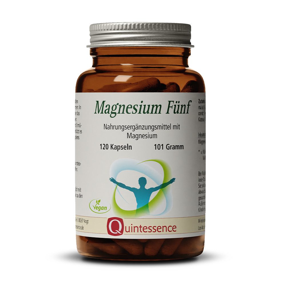 Magnesium Fünf - Mischung aus fünf verschiedenen Magnesium-Formen Kapseln