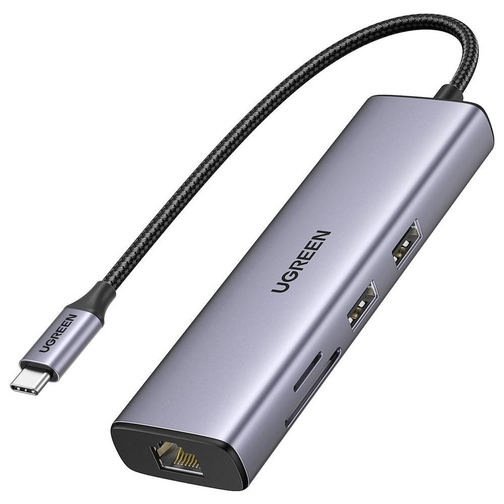 UGREEN Laptop-Dockingstation USB-C® Dockingstation USB-C Hub (7-IN-1) 4K HDMI Passend für Marke