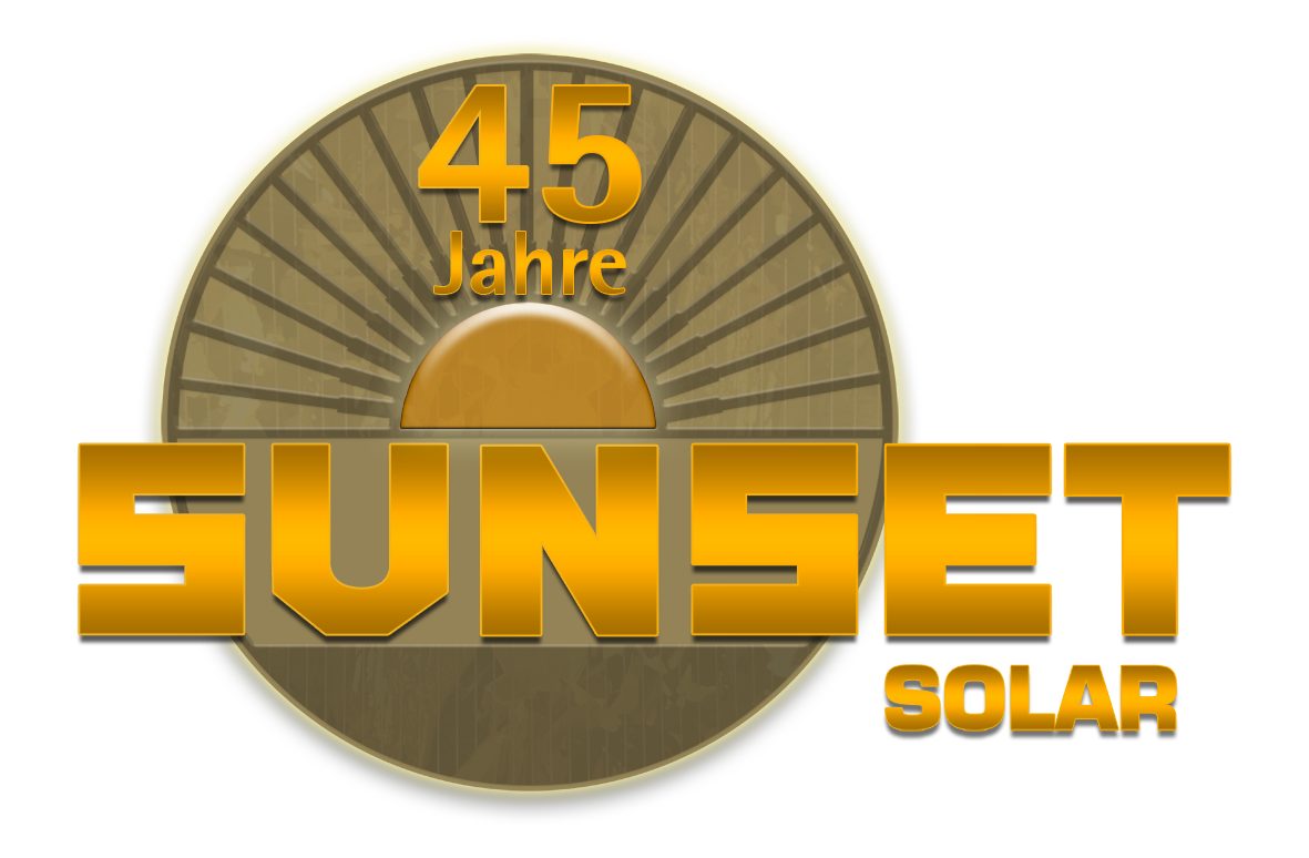 Sunset Solarmodul PX 100, 100 W/12V, polykristallin, für Fahrzeugdach/Boot/Gartenhaus, „Made in Germany“ nach ISO 14001 zertifiziertem Umweltmanagement