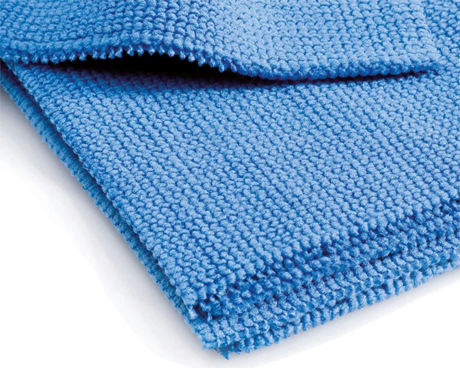 SAUGAUF 10 Profi Pflegetuch randlos die saumfreie Tuchperfektion Pflegetuch (Sparset, 10-tlg., 10er Pack, Ultraschallkante, Reinigungstuch Farbe Blau)