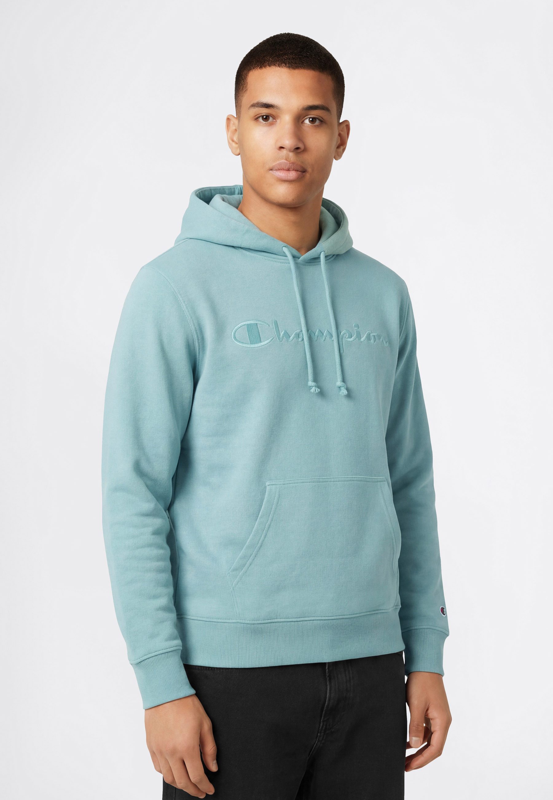 Champion Kapuzensweatshirt ICONS TONAL Terry Hoodie with Big Logo für sportliche Aktivitäten, sportlicher Stil, mit Kapuze