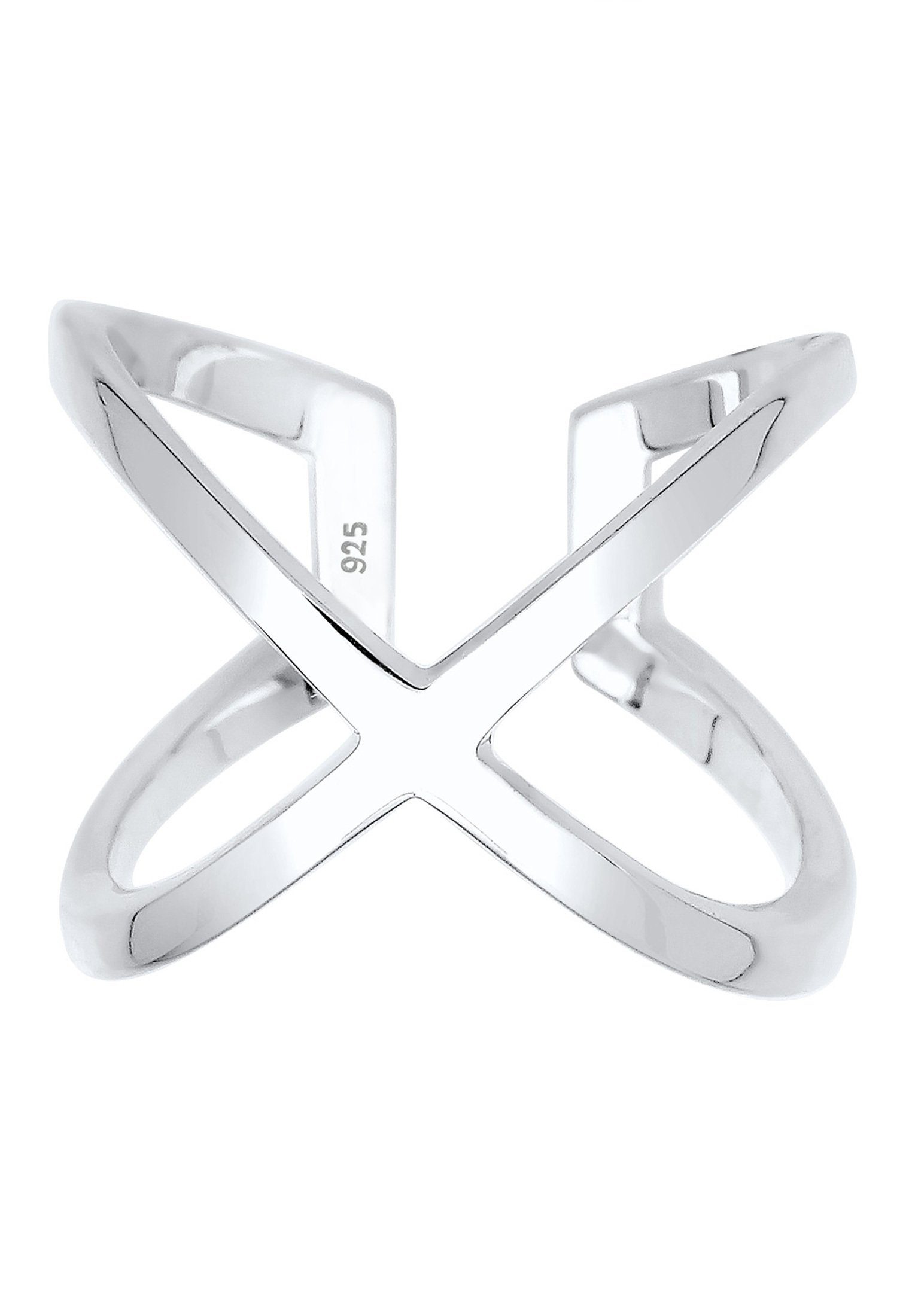 Elli Fingerring Kreuz verstellbar 925 Sterling günstig online kaufen