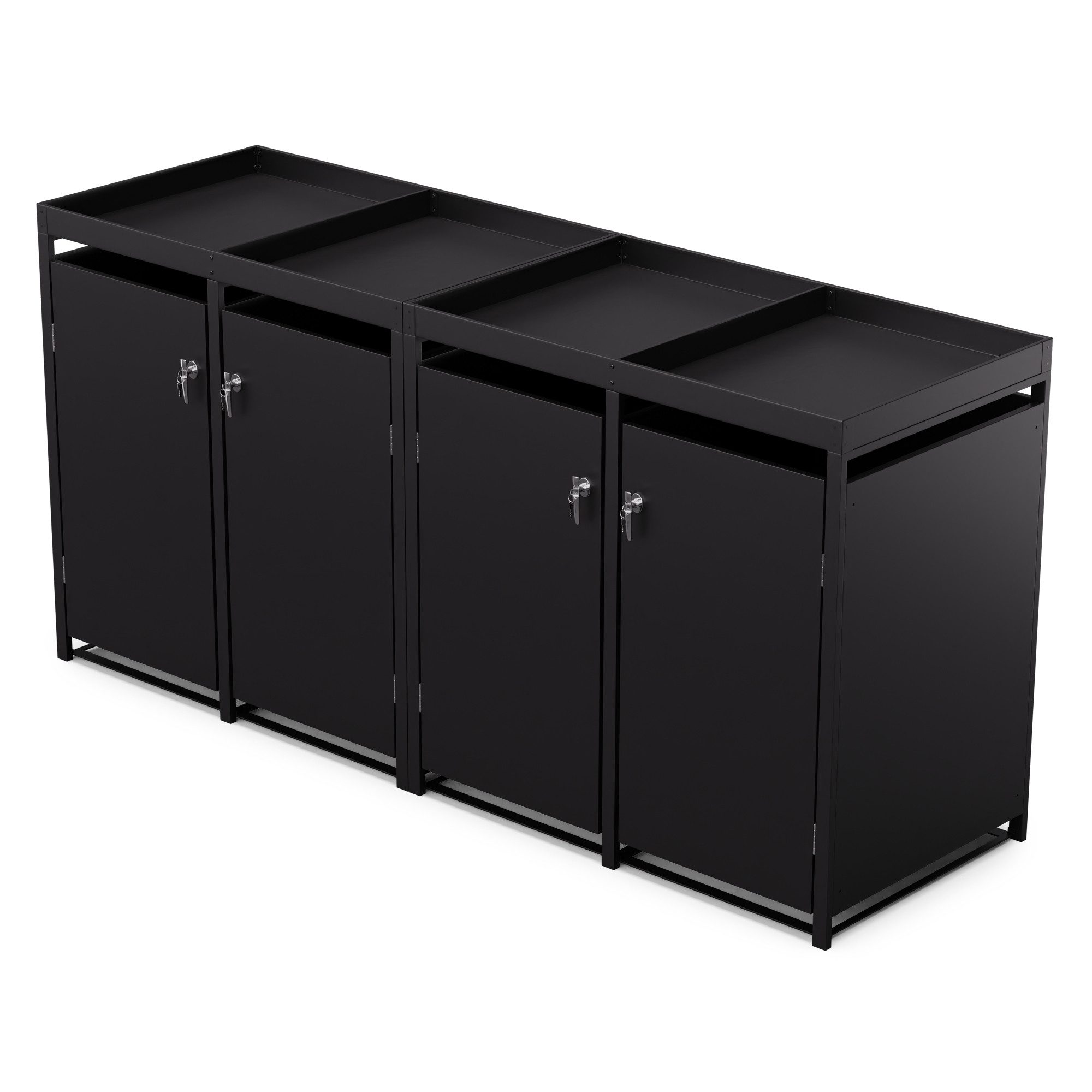blumfeldt Mülleimer BinSafe, Mülltonnenbox Fach Treteimer Trash Bin Garbage Müll