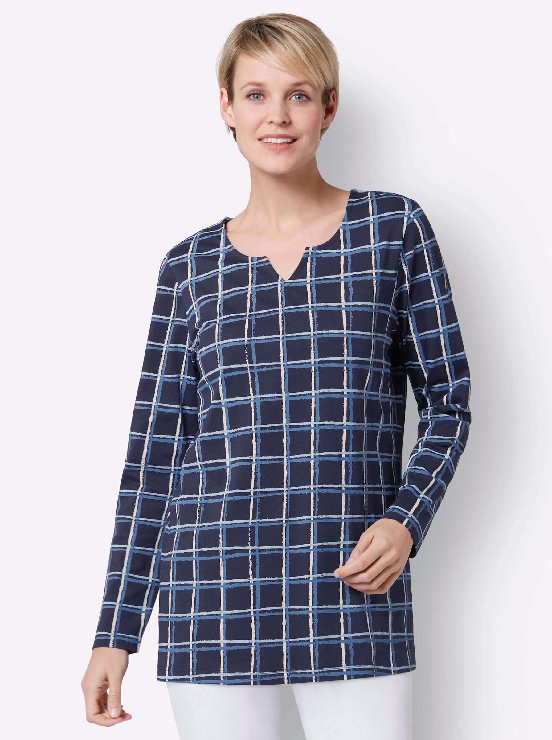 T-Shirt Longshirt Langarm