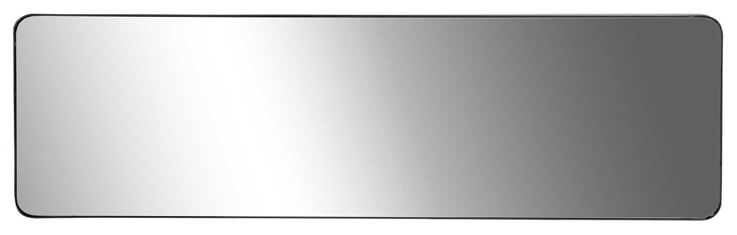 Schwarz, TAINA, Home4You cm, B Rahmenoberfläche Metall, 100 H lackierte Rahmen in Spiegel x 30