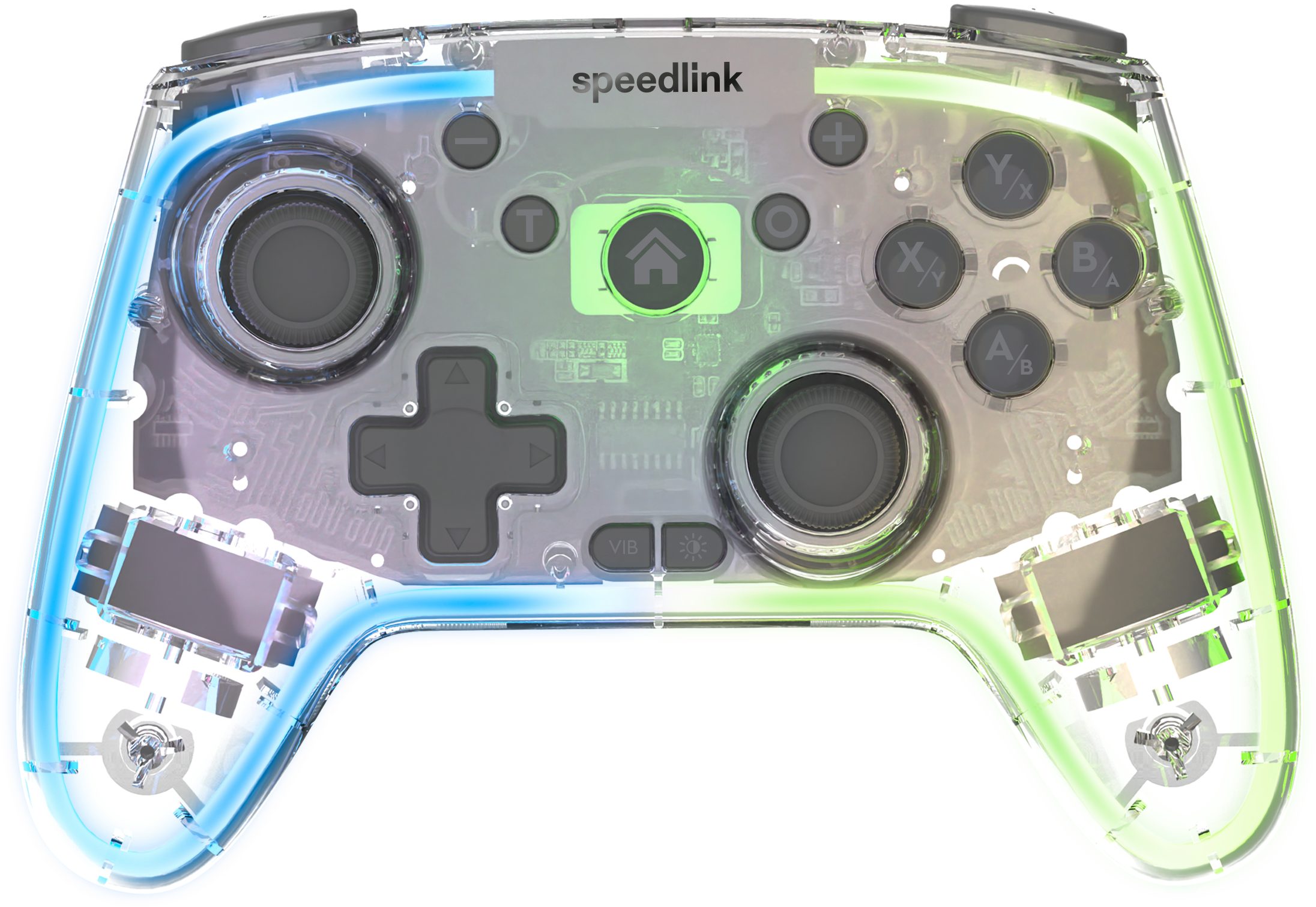 Speedlink RAIT NX RGB Gamepad - Wireless/Wired für PC/Android/Switch OLED/Lite Wireless-Controller