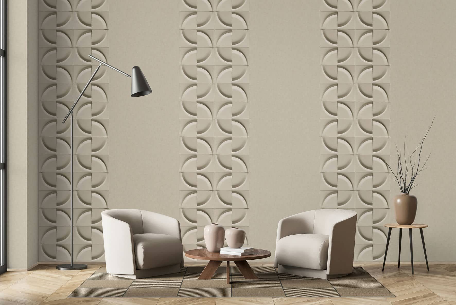 Marburg Vliestapete Fantasy Feathers, 3D-Optik, moderne Tapete für Wohnzimmer Schlafzimmer Küche