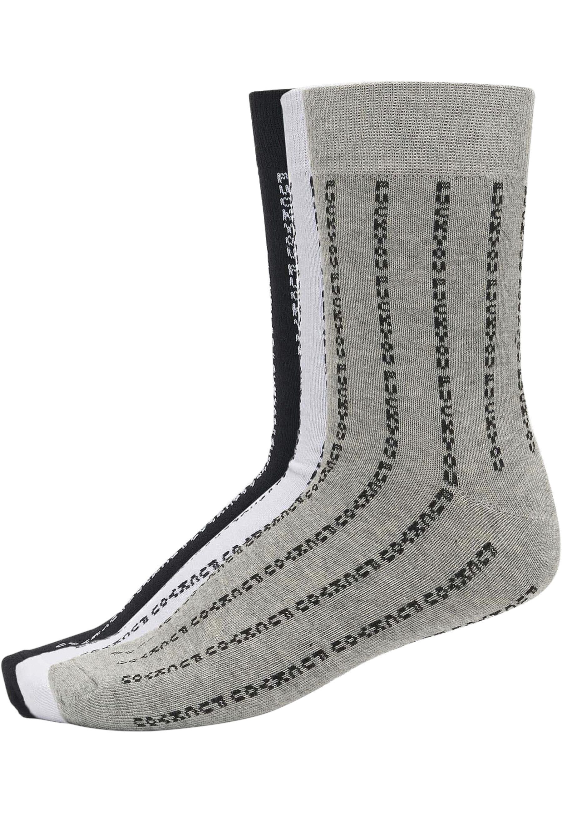 MisterTee Strümpfe MisterTee Unisex Fuck You Socks 3-Pack (1-Paar)