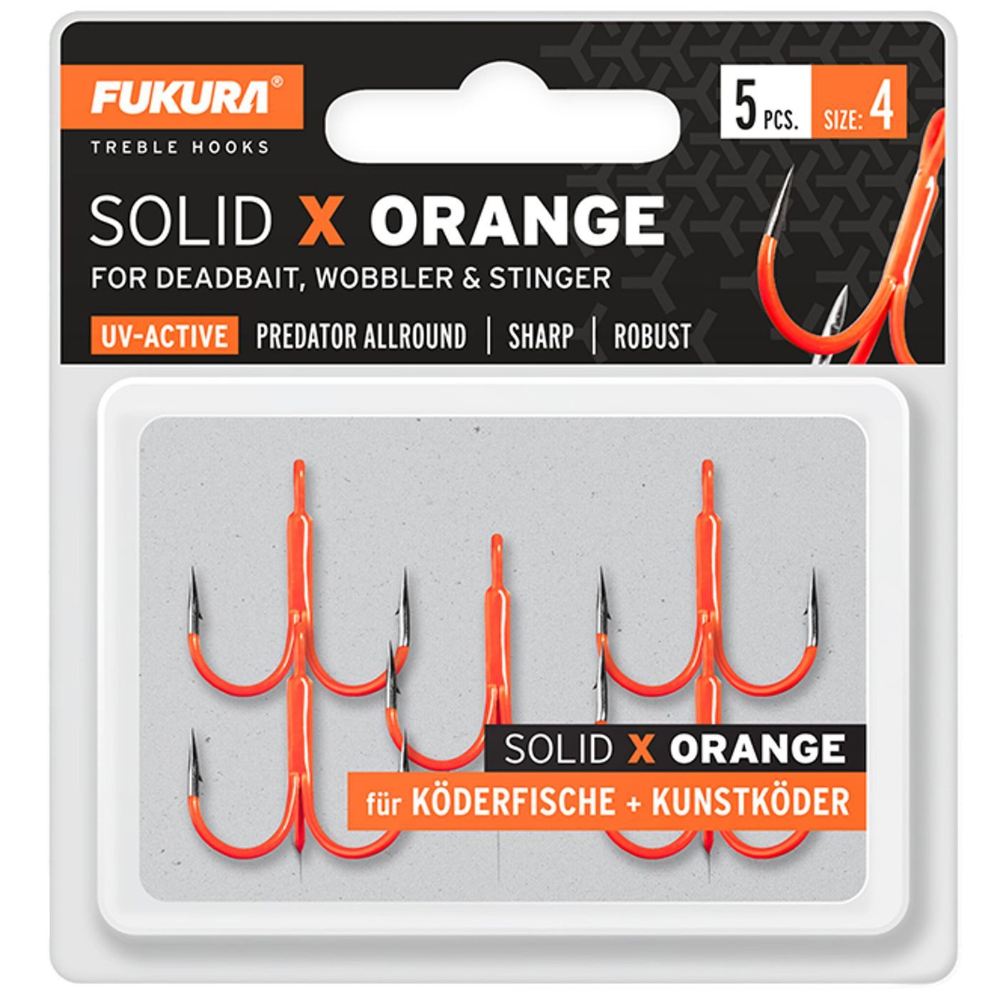 Drillingshaken Fukura Solid X Orange Drillinge - Drillingshaken