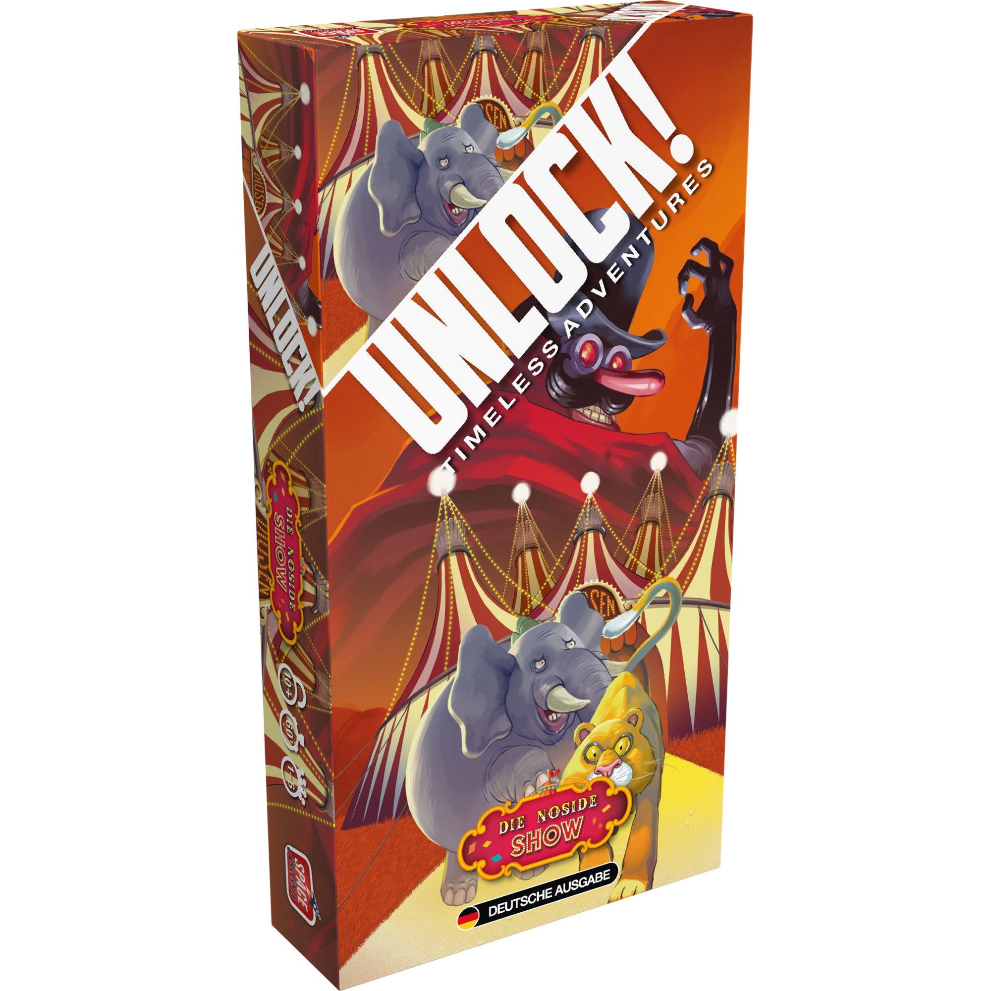 Asmodee Spiel Asmodee Unlock! - Die Noside-Show, Partyspiel