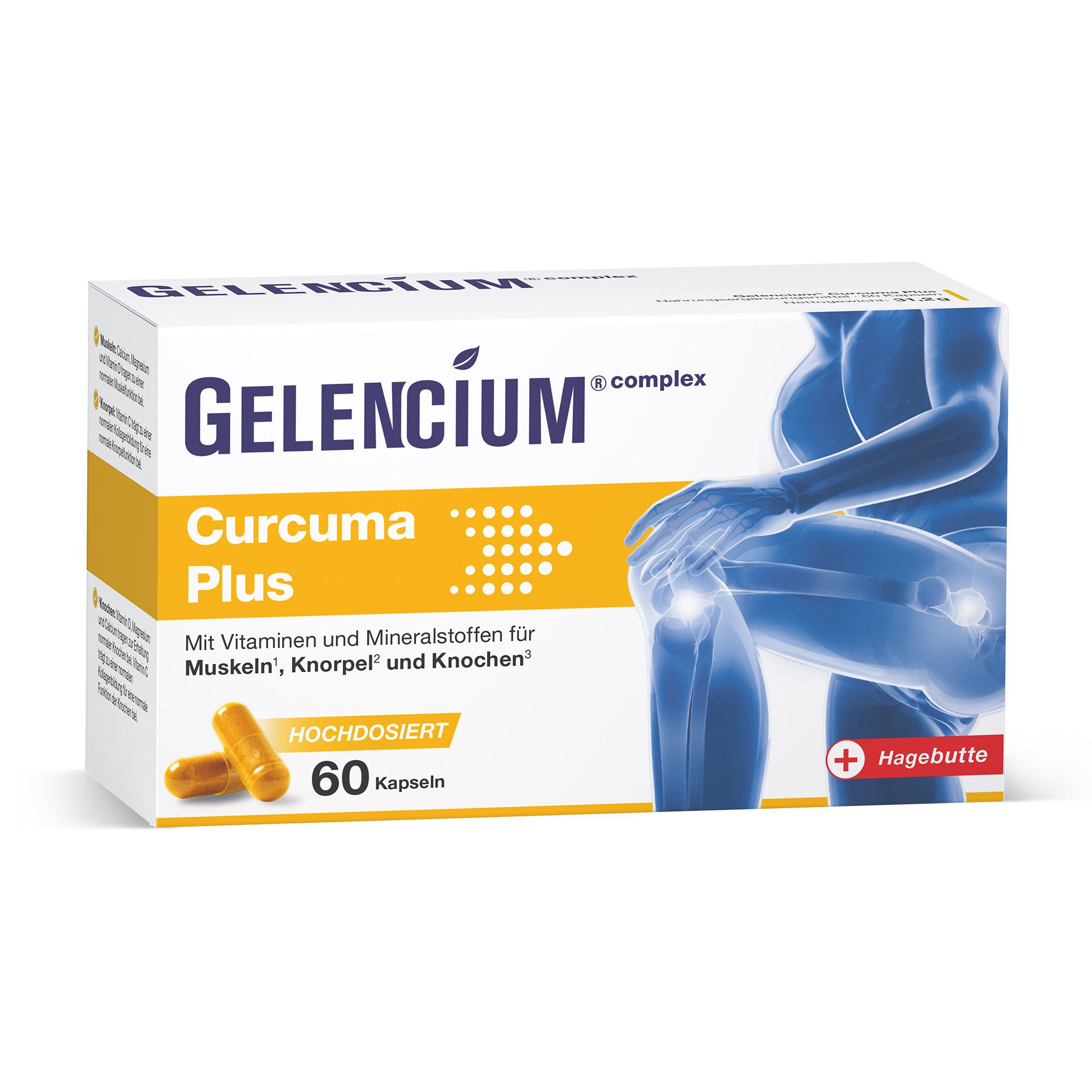 GELENCIUM® Curcuma Plus hochdosiert mit Vitamin C KAP, 60 St., 31.0 g