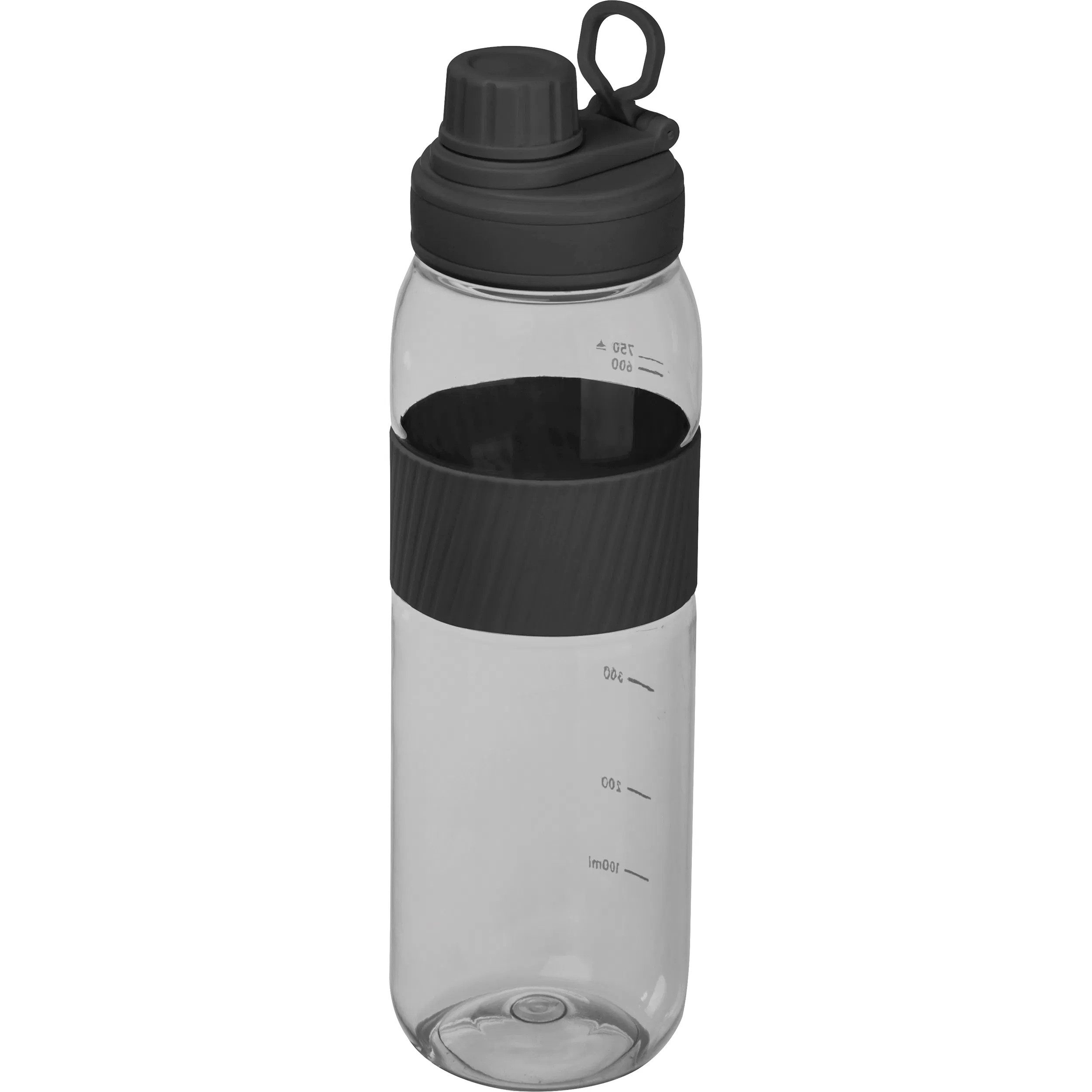 Macma Trinkflasche Tritan Trinkflasche mit Silikongriff und Messskala / 750 ml / Farbe: s