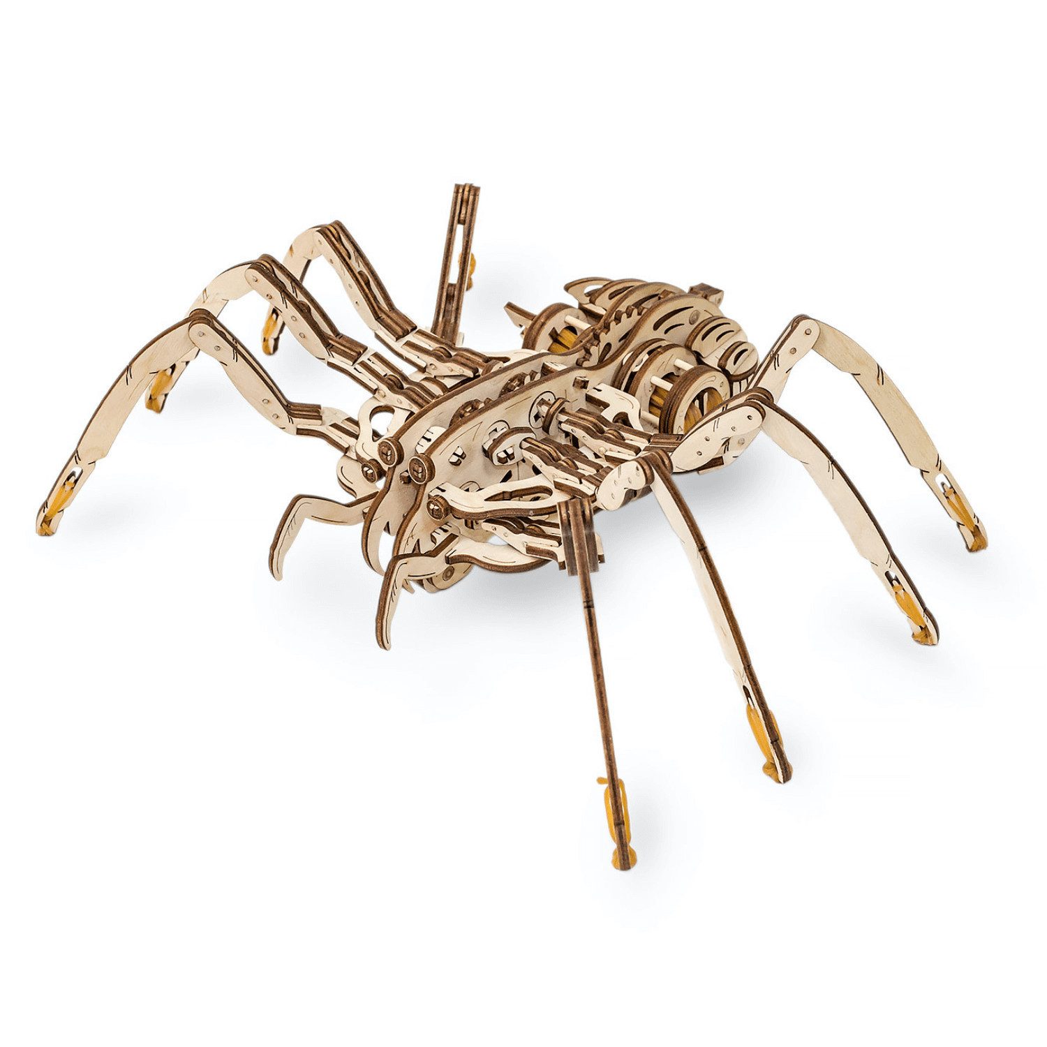 Eco Wood Art Modellbausatz Spinne Mechanisch aus Holz, (293-tlg)