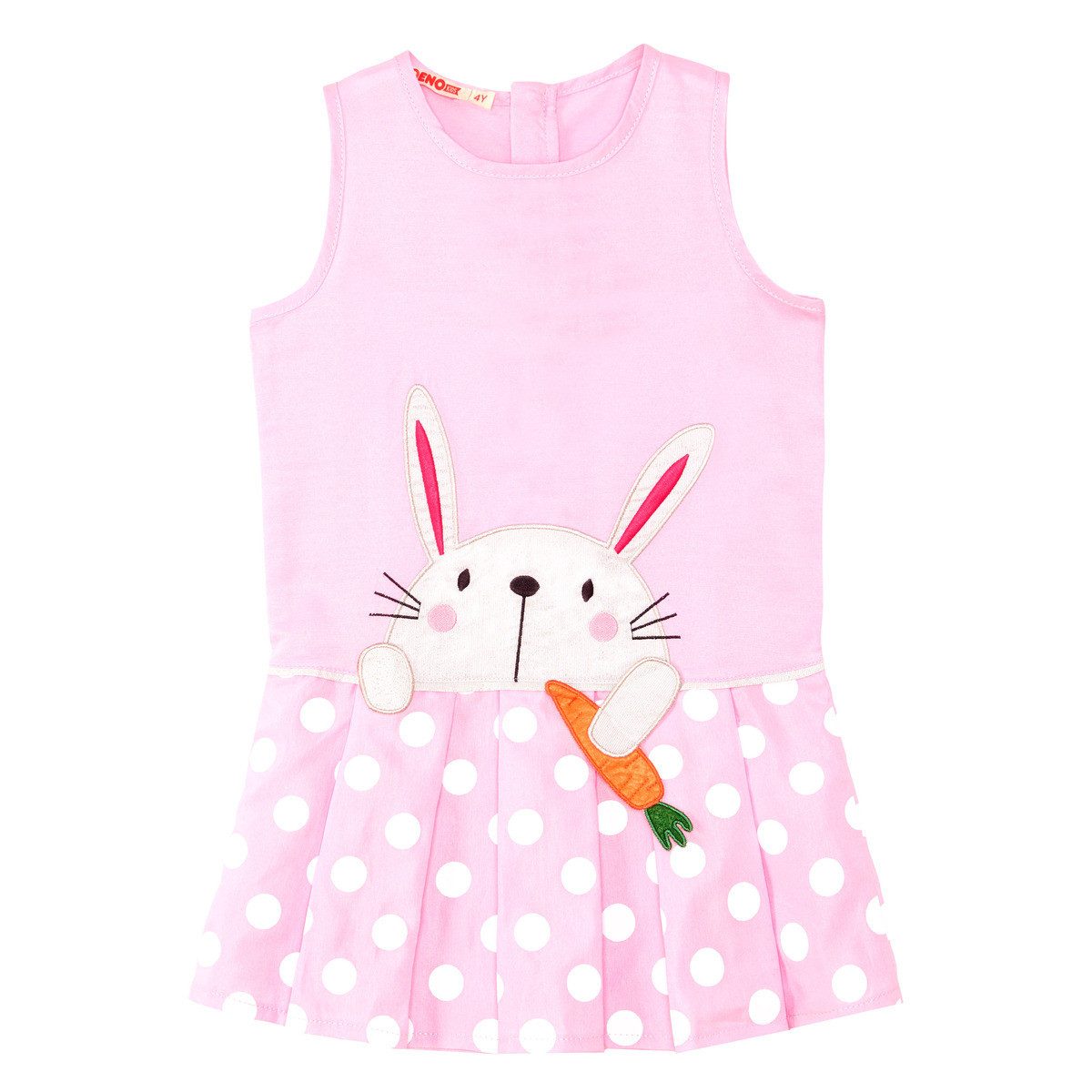 Denokids Midikleid Carrot Love Mädchen (1-tlg) Bekleidung, Outfit, Dress, Robe, Midikleid