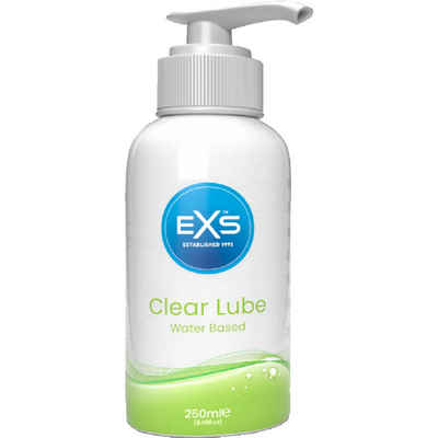 EXS Gleitgel Clear Lube - parabenfreies Gleitgel, Flasche mit 250ml, 1-tlg., transparent, hypoallergen, lange gleitfähig