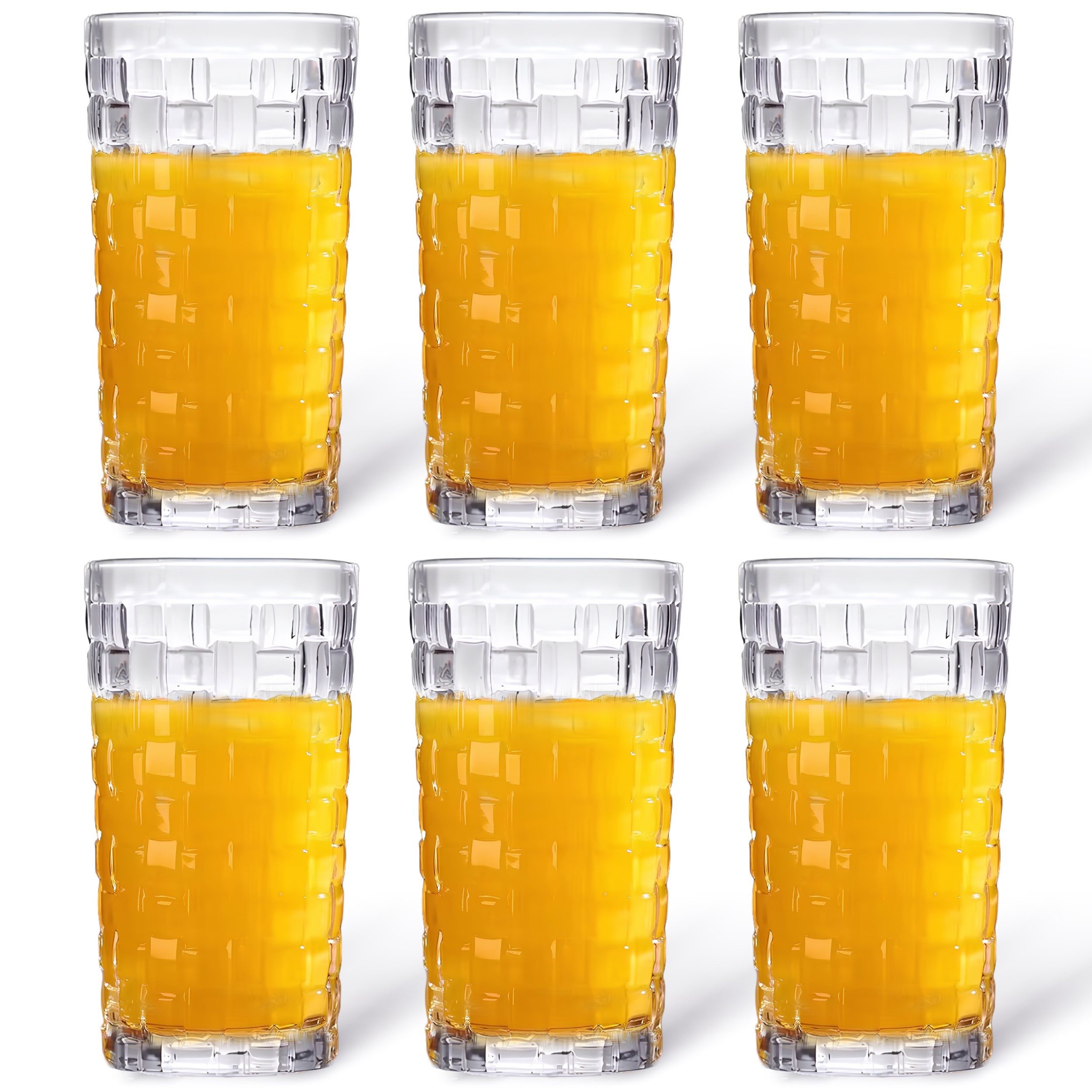 Gläser-Set Trinkgläser Set Wassergläser 6er Set für Cocktails Wasser, Softdrinks