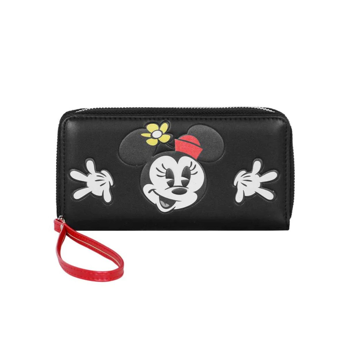 Disney Minnie Mouse Geldbörse Face Wallet mehrfarbig Kartenetui und Geldbörse mit vielen Fächern (1-tlg)