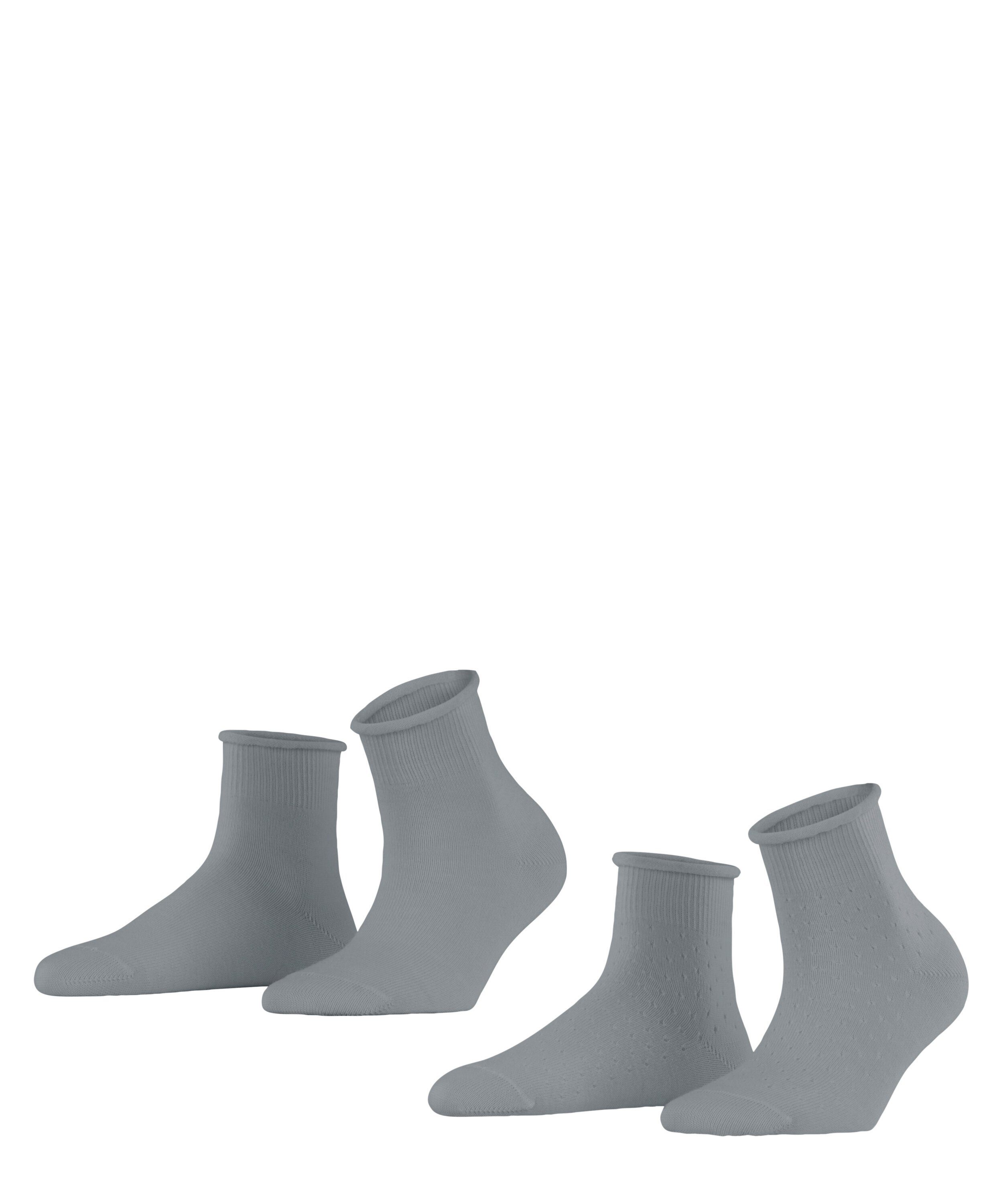 Esprit Socken (3240) Dot Cozy hematite (2-Paar) 2-Pack