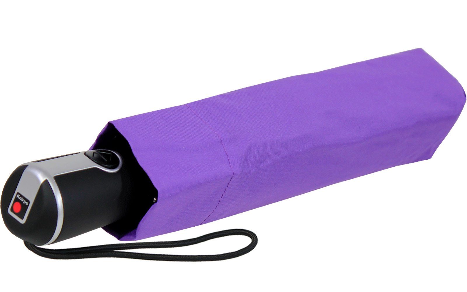 Knirps® Taschenregenschirm Large Duomatic mit große, der Auf-Zu-Automatik, violett Begleiter stabile