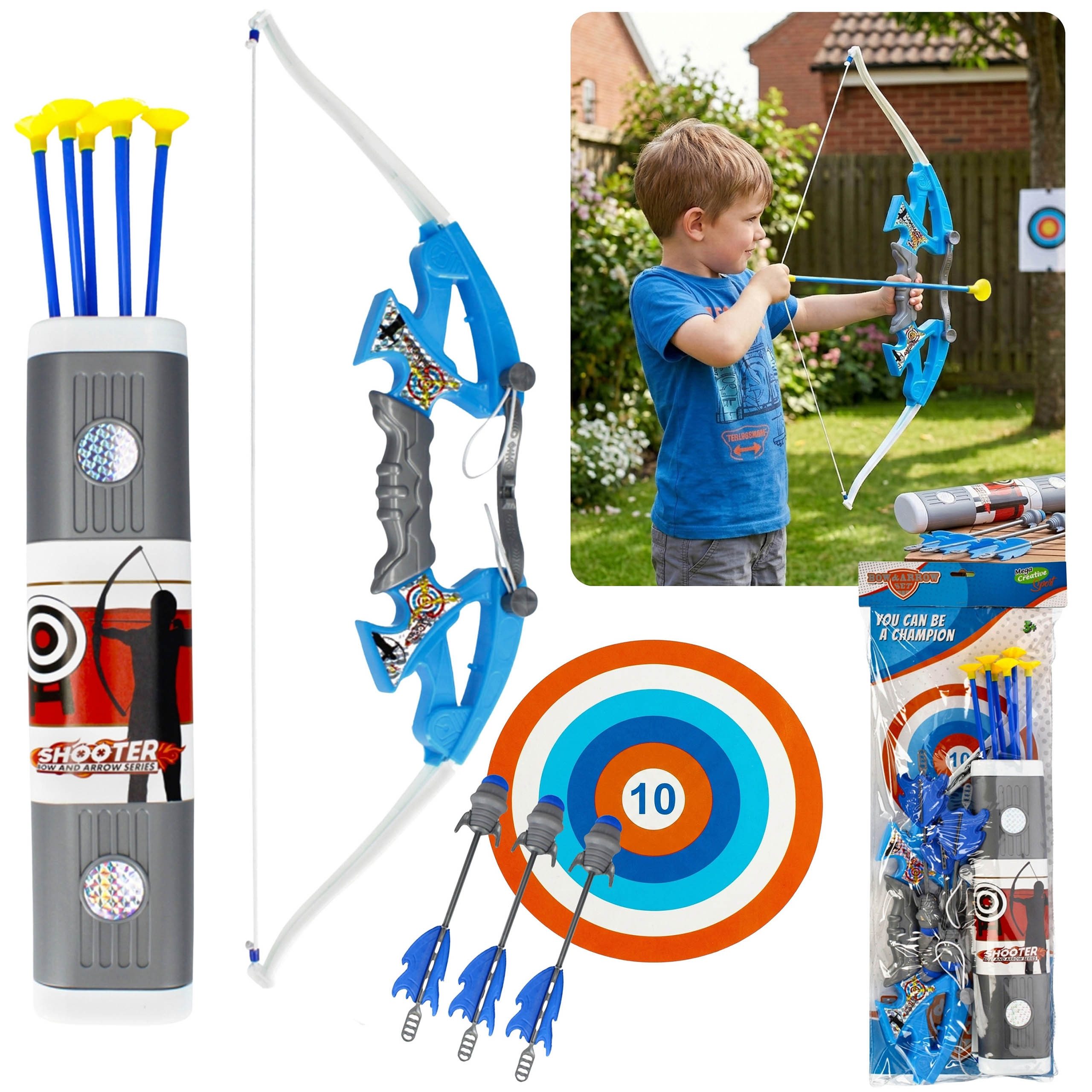Sarcia.eu Kinderbogenset Kinderbogen-Set mit Pfeilen und Köcher, ab 3 Jahren