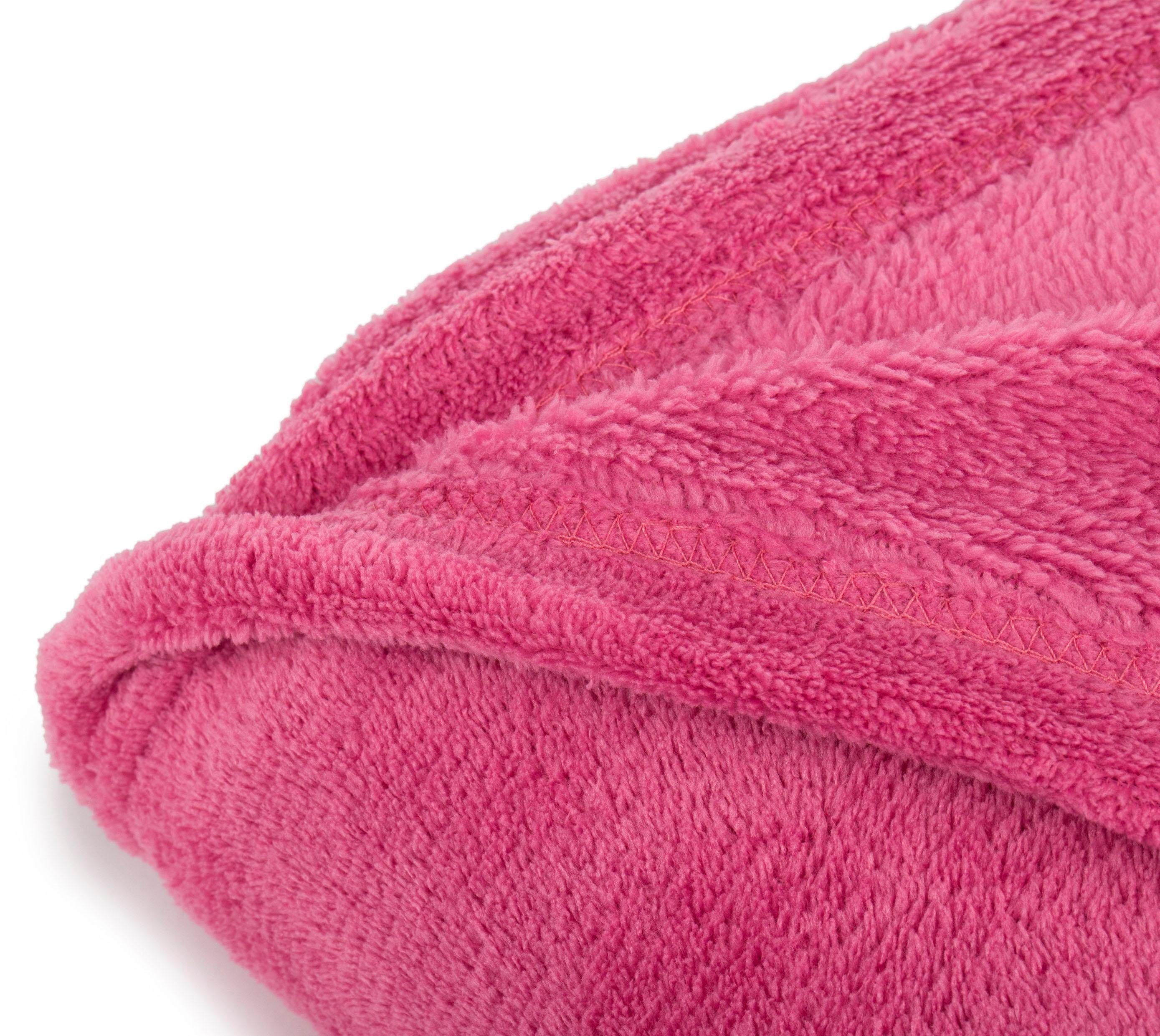 Plaid Color, Gözze, in schlichten Unifarben, Kuscheldecke