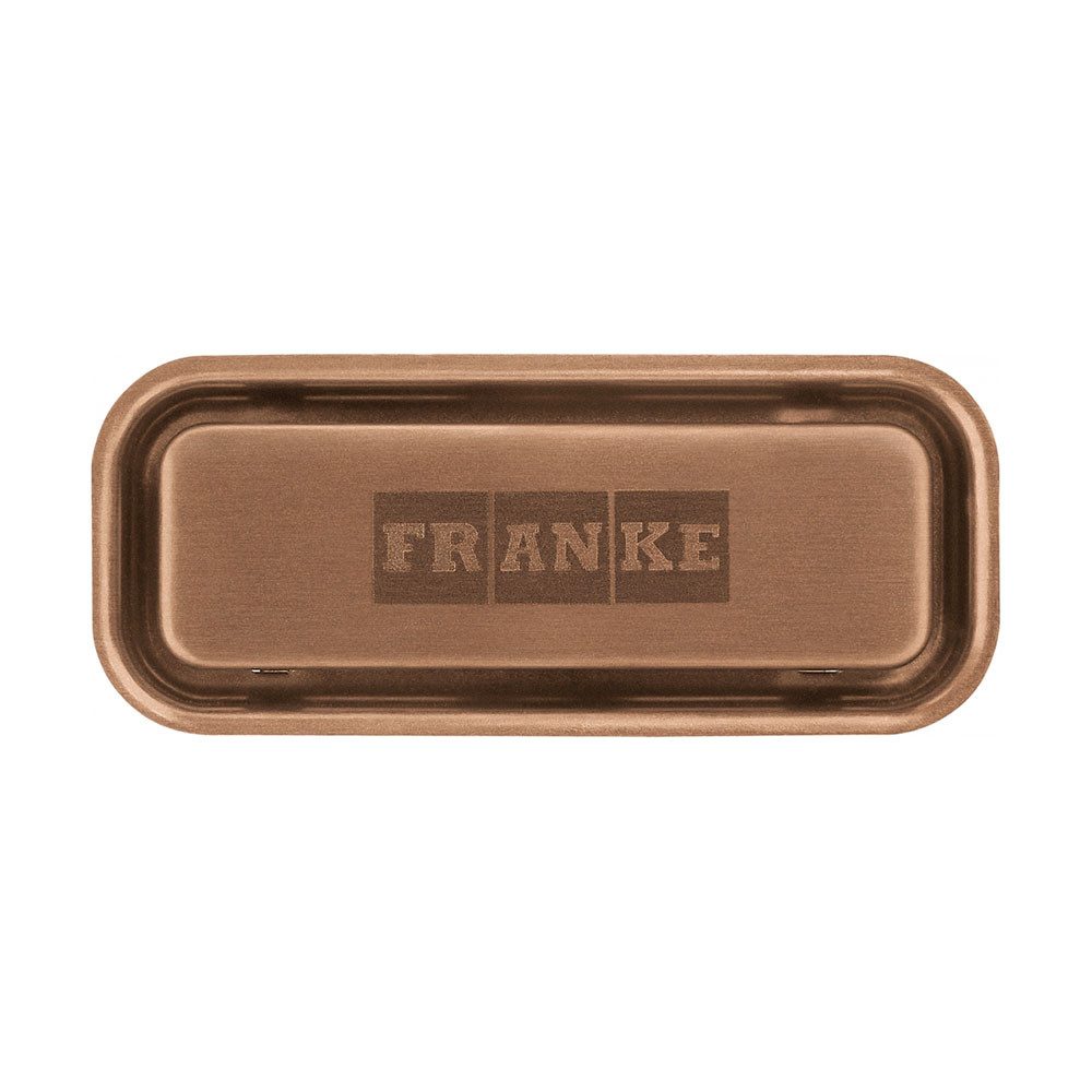 FRANKE Ab-Überlaufgarnitur Eckiger Überlauf Copper PVD