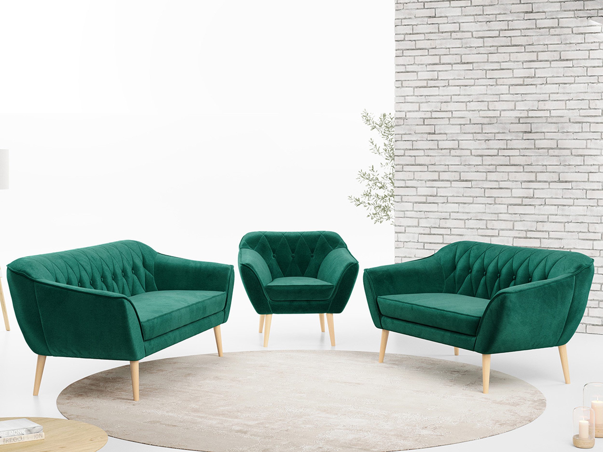 MKS MÖBEL Sofa PIRS 3 2 günstig online kaufen