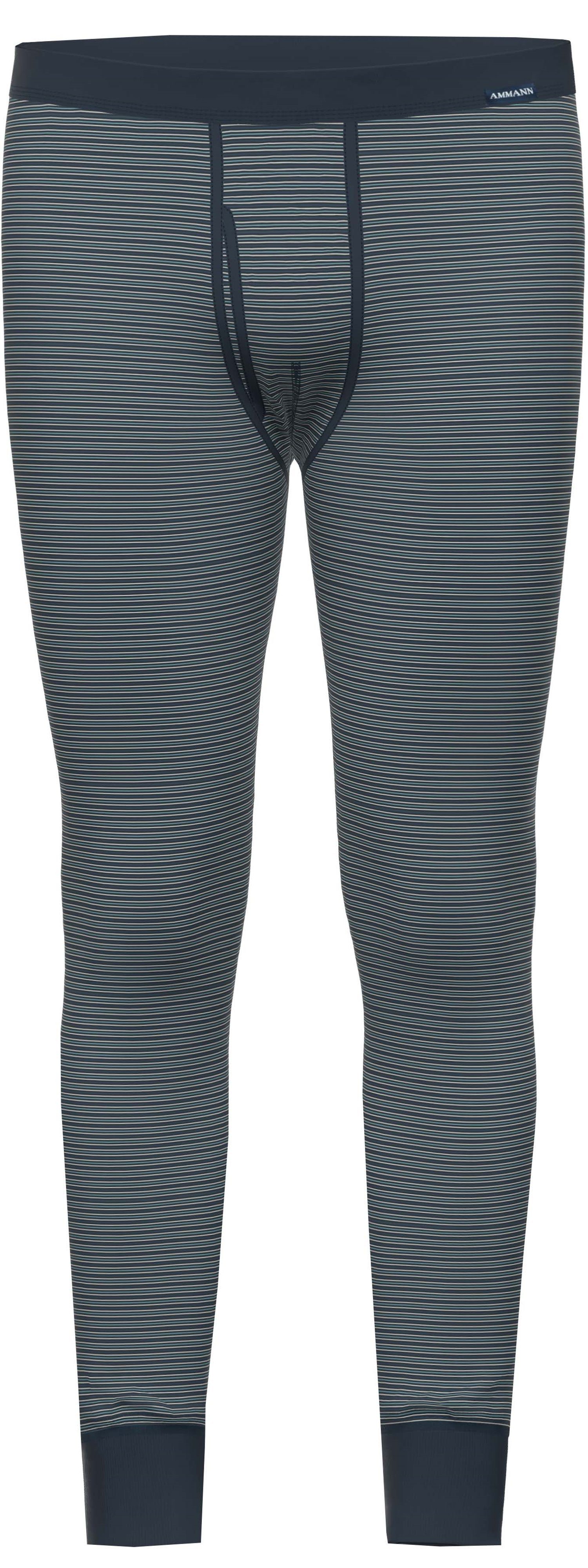 Unterhose für mit Lange Eingriff (1-St) Unterhose Ammann Herren Lange Baumwolle