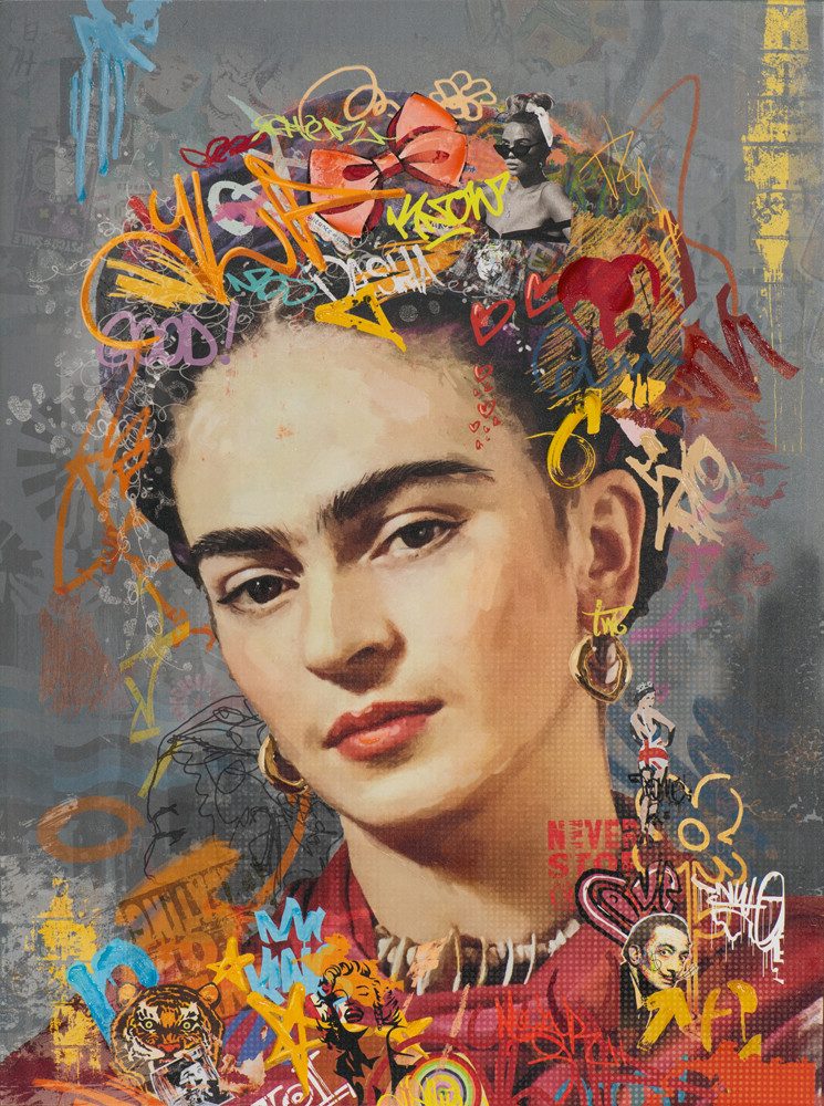 ArtUniverse Gemälde Mexican Street Art 60 x 80 cm, Menschenmotiv