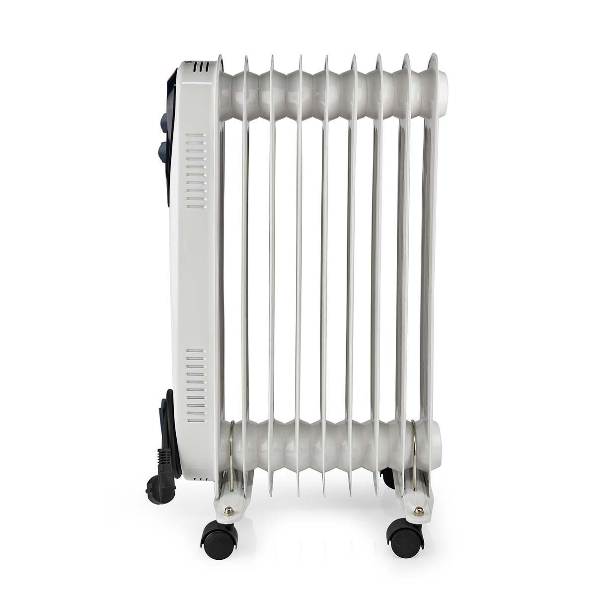 Nedis Ölradiator Mobiler Öl Radiator Heizung Ölheizkörper Thermostat 800 1200 2000W, 2000 W