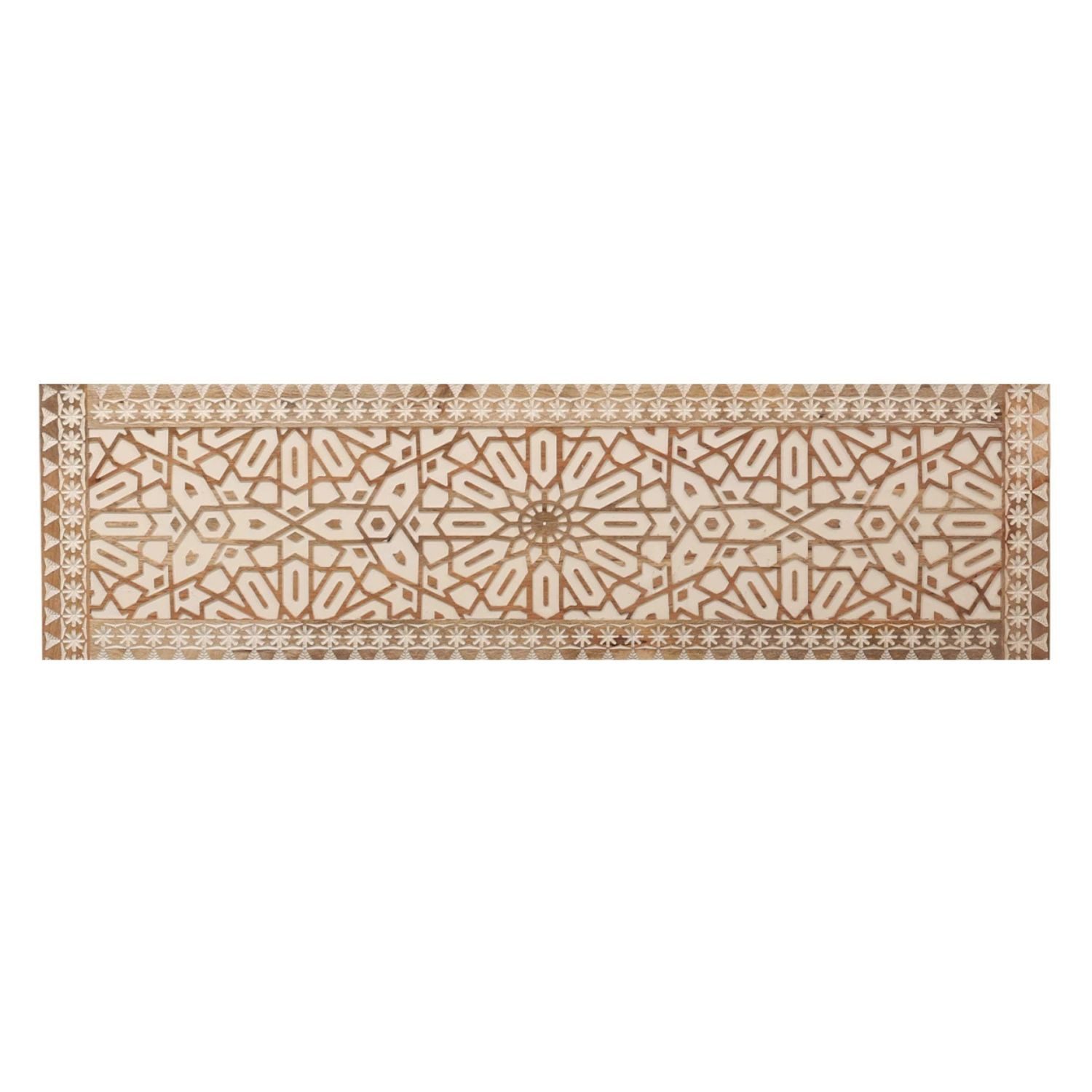 Marrakesch Orient & Mediterran Interior Wanddekoobjekt Wandbild Julah 180cm Massivholz Orientalisch (1 St), Handarbeit