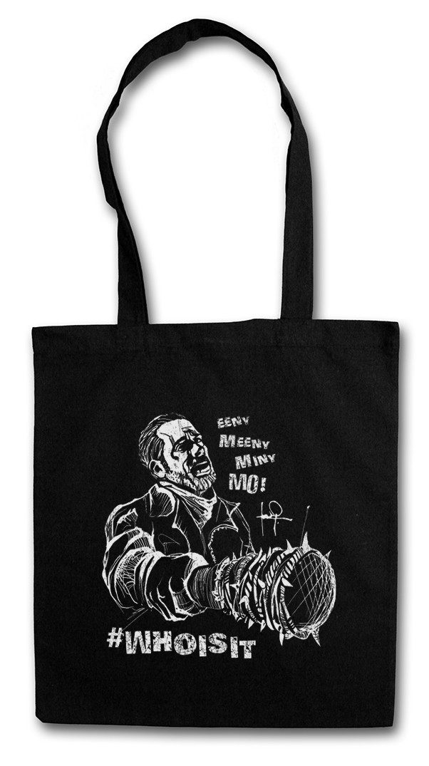 Beuteltasche Eeny Meeny Miny Moo Stofftasche Walking Negan Lucille Baseball Dead